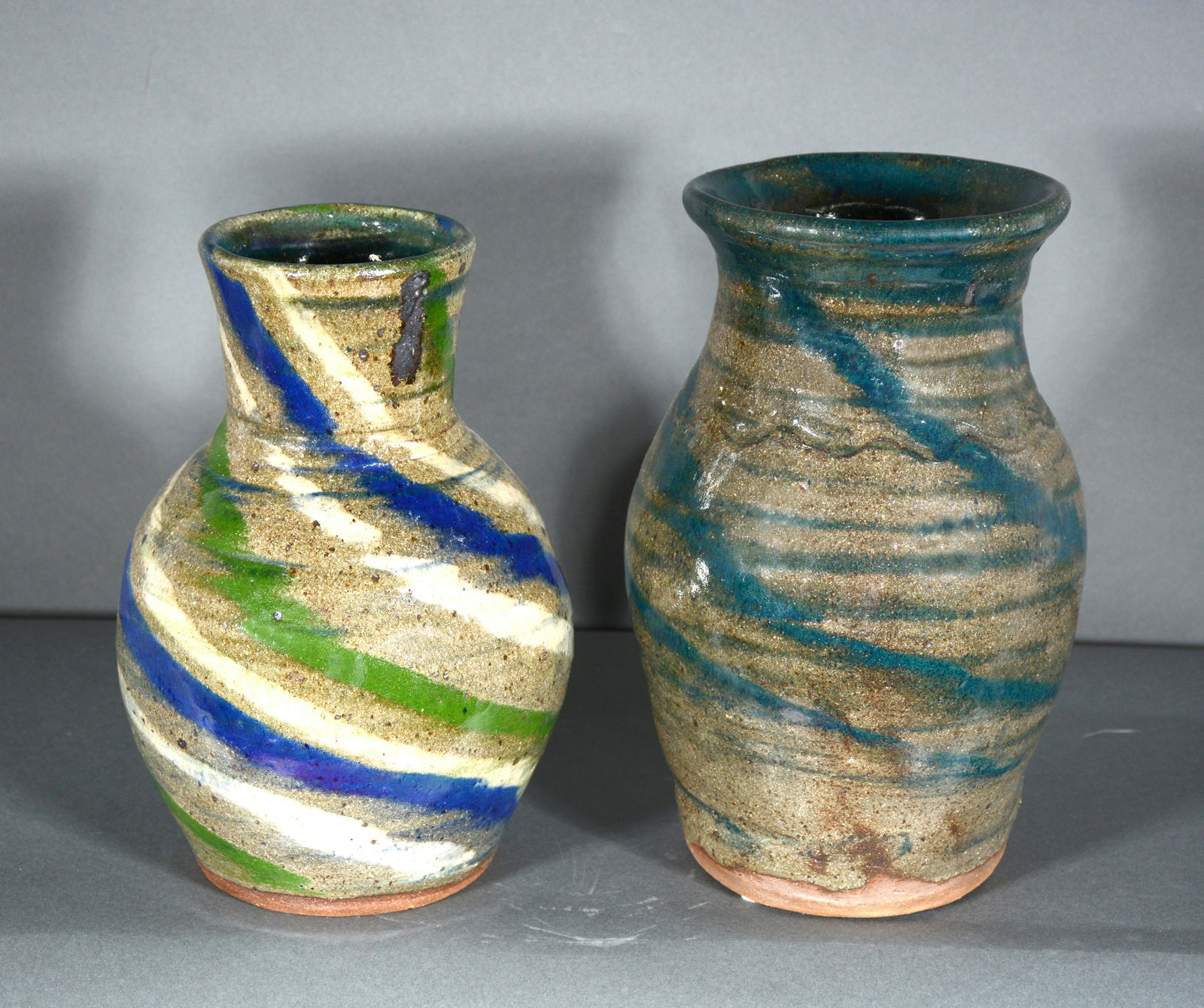 B.B. Craig. Two Swirl Vases. (1 of 2)