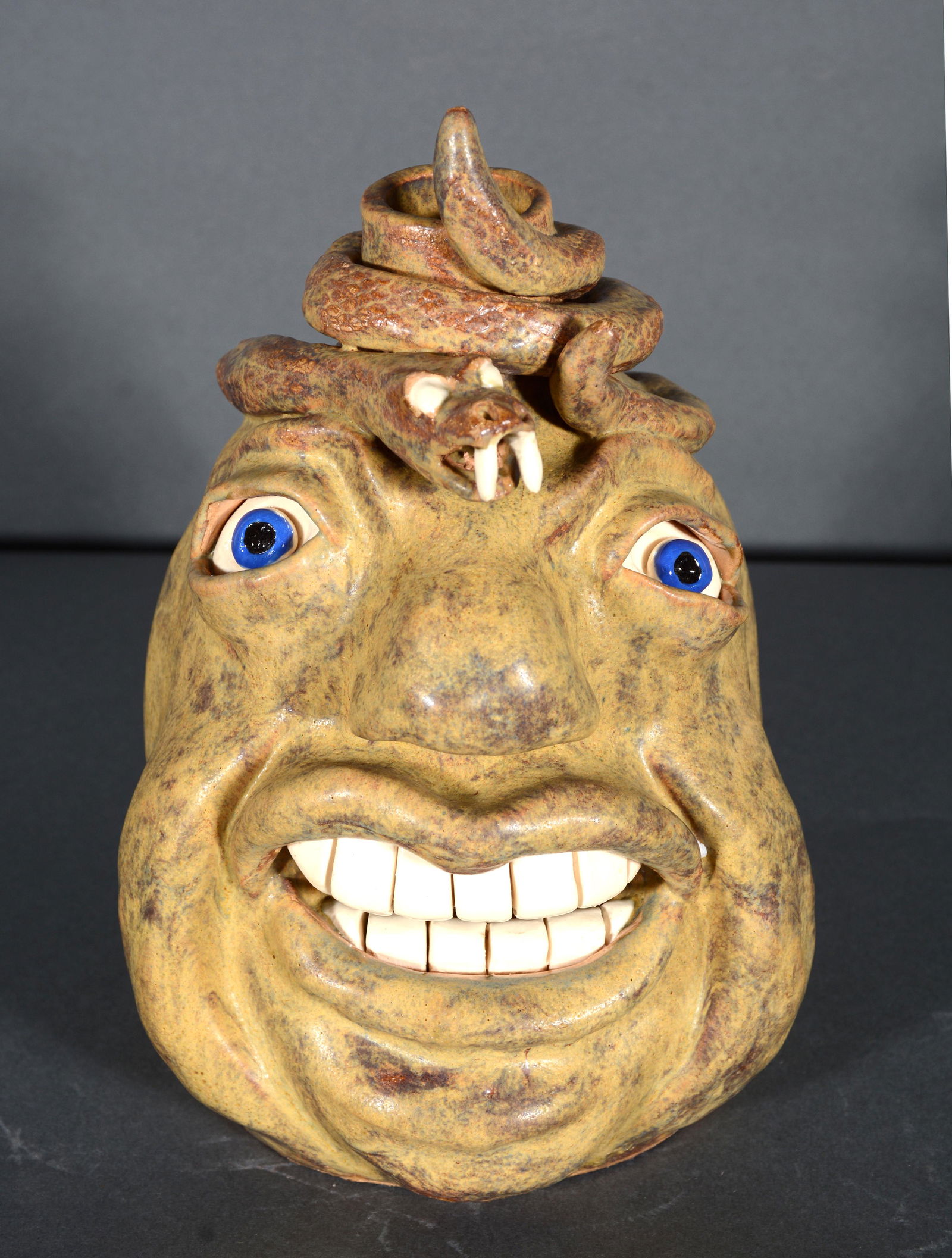 J.G. Dunning. #1 Ben & Jerry Face Jug. (1 of 4)