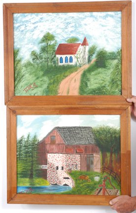DeWolfe. Pair of Paintings.