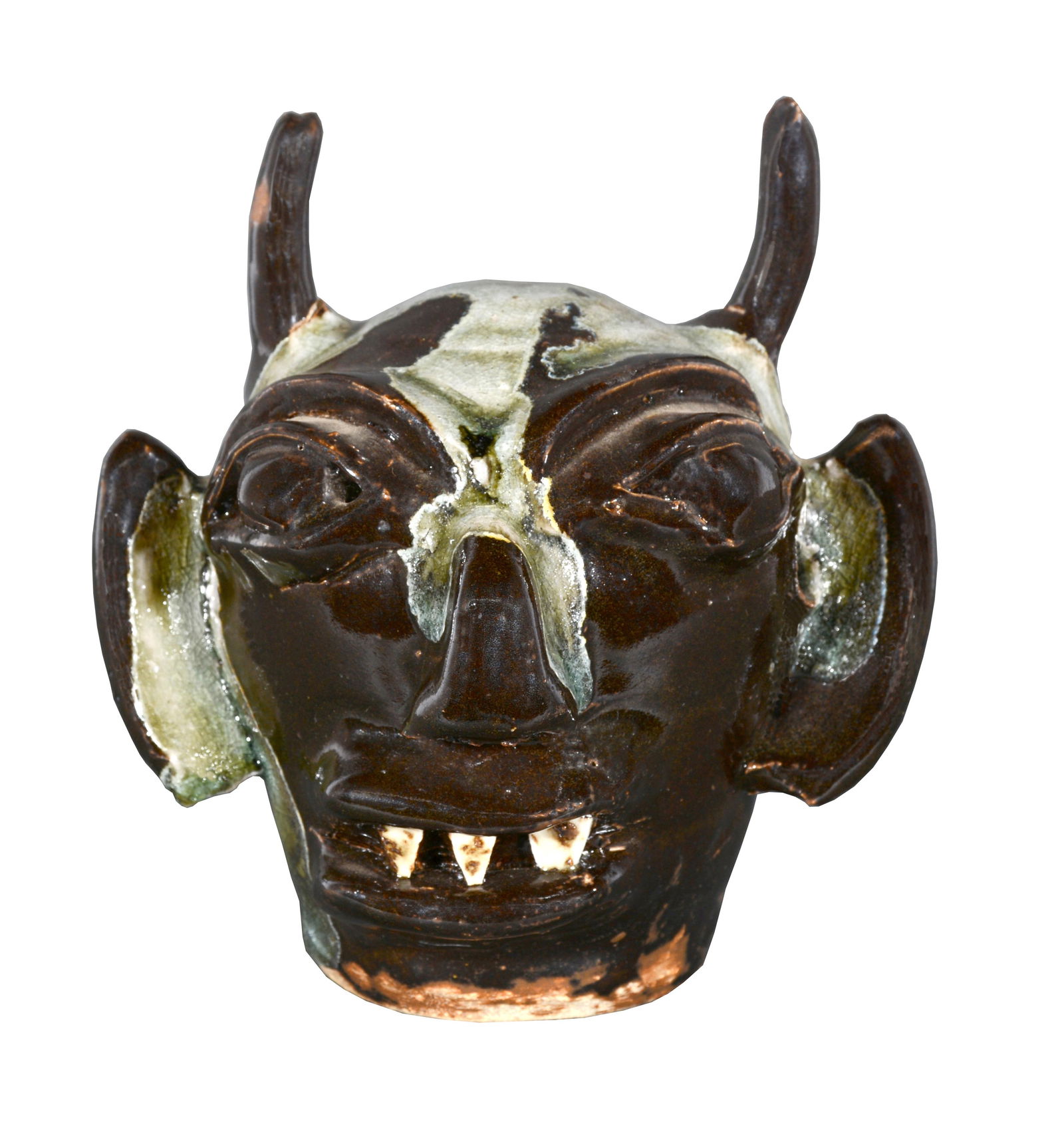 B.B. Craig. Mini Black Devil Face Jug. (1 of 7)