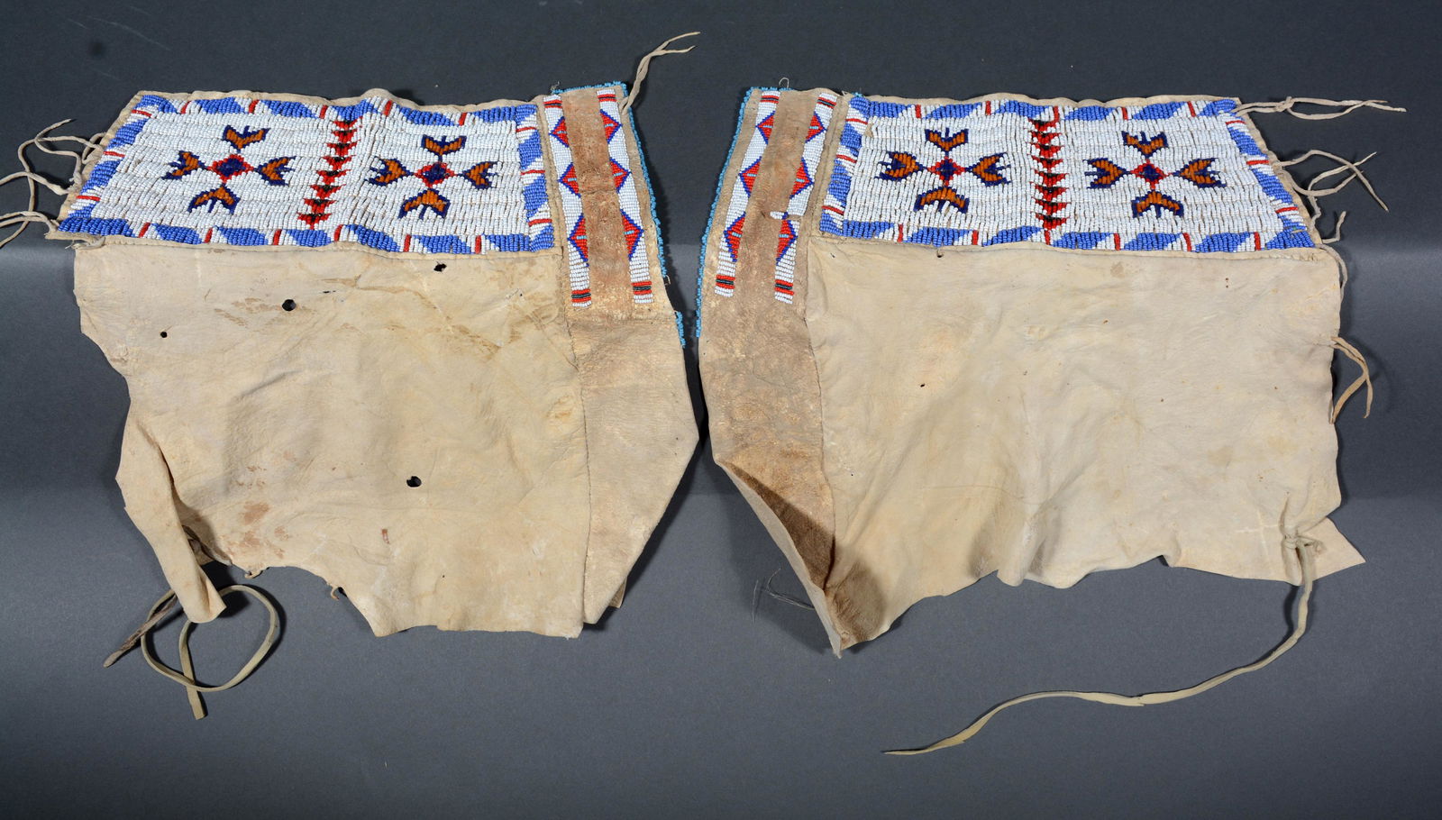 Native American Sioux Beaded Dance Leggings. (1 of 6)