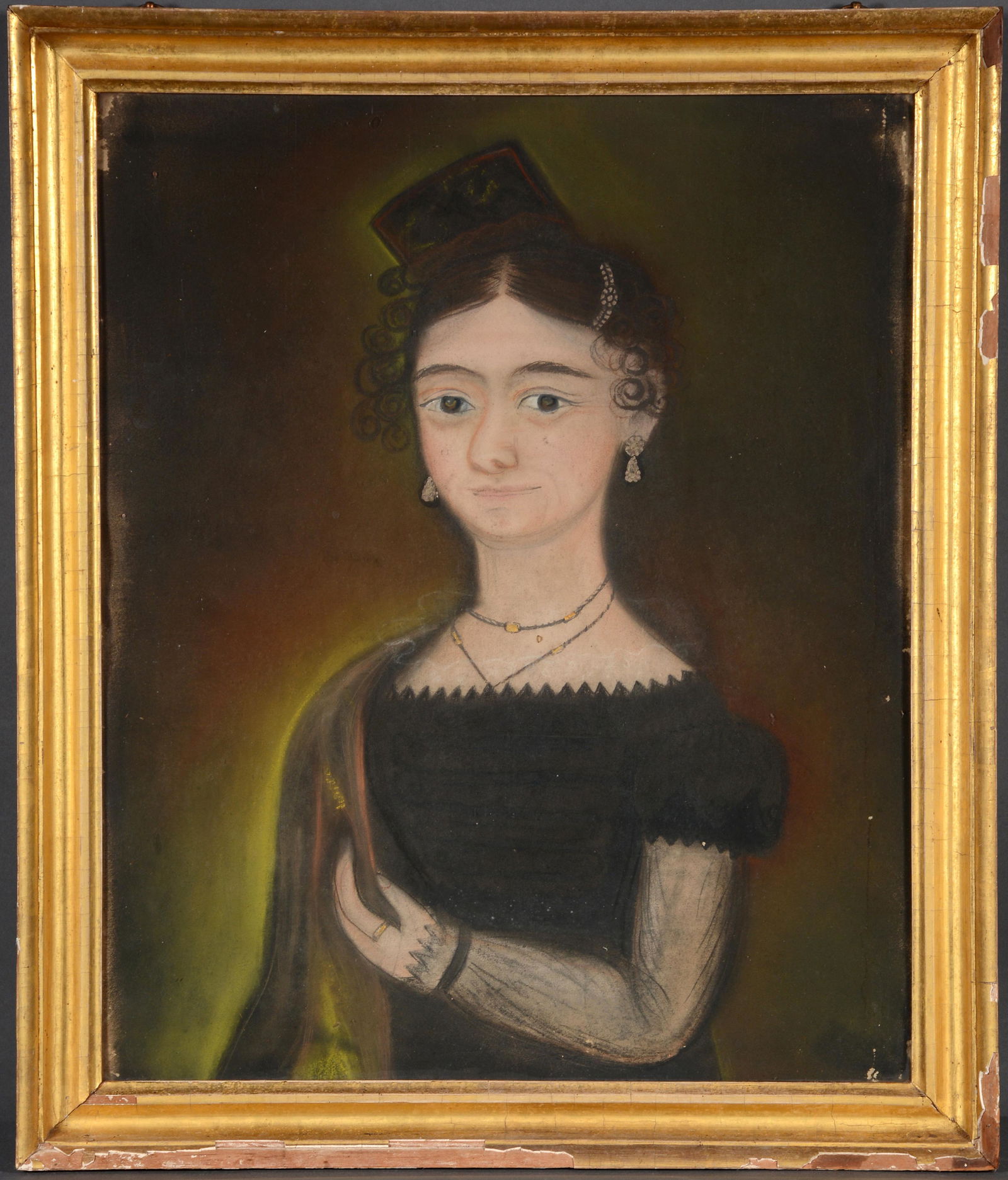 Woman In Mourning Dress. (1 of 6)