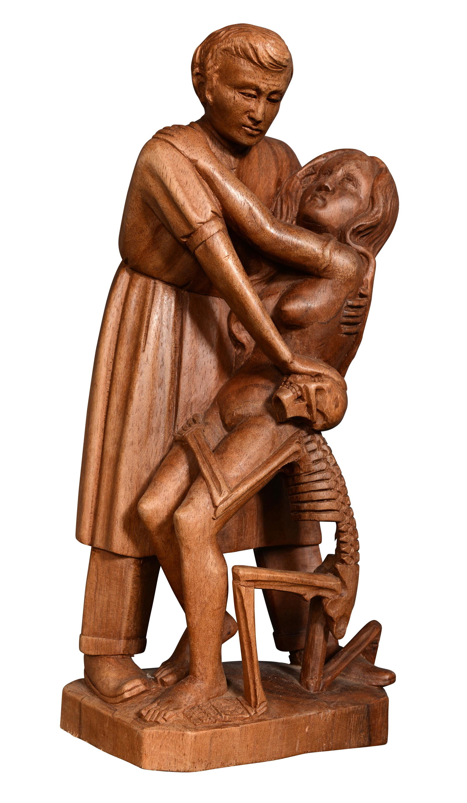 The Doctor Fights Off Death Carved Statue. (1 of 10)