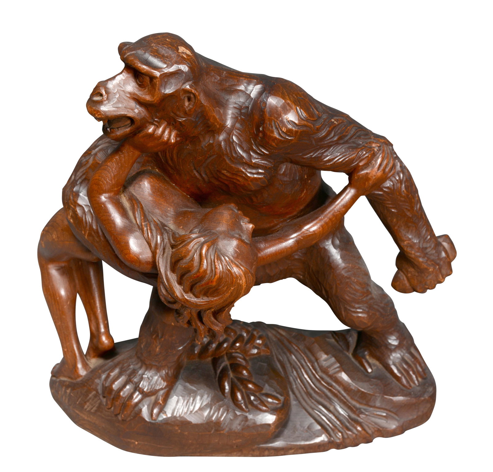 King Kong & Fay Wray Carved Figures. (1 of 18)