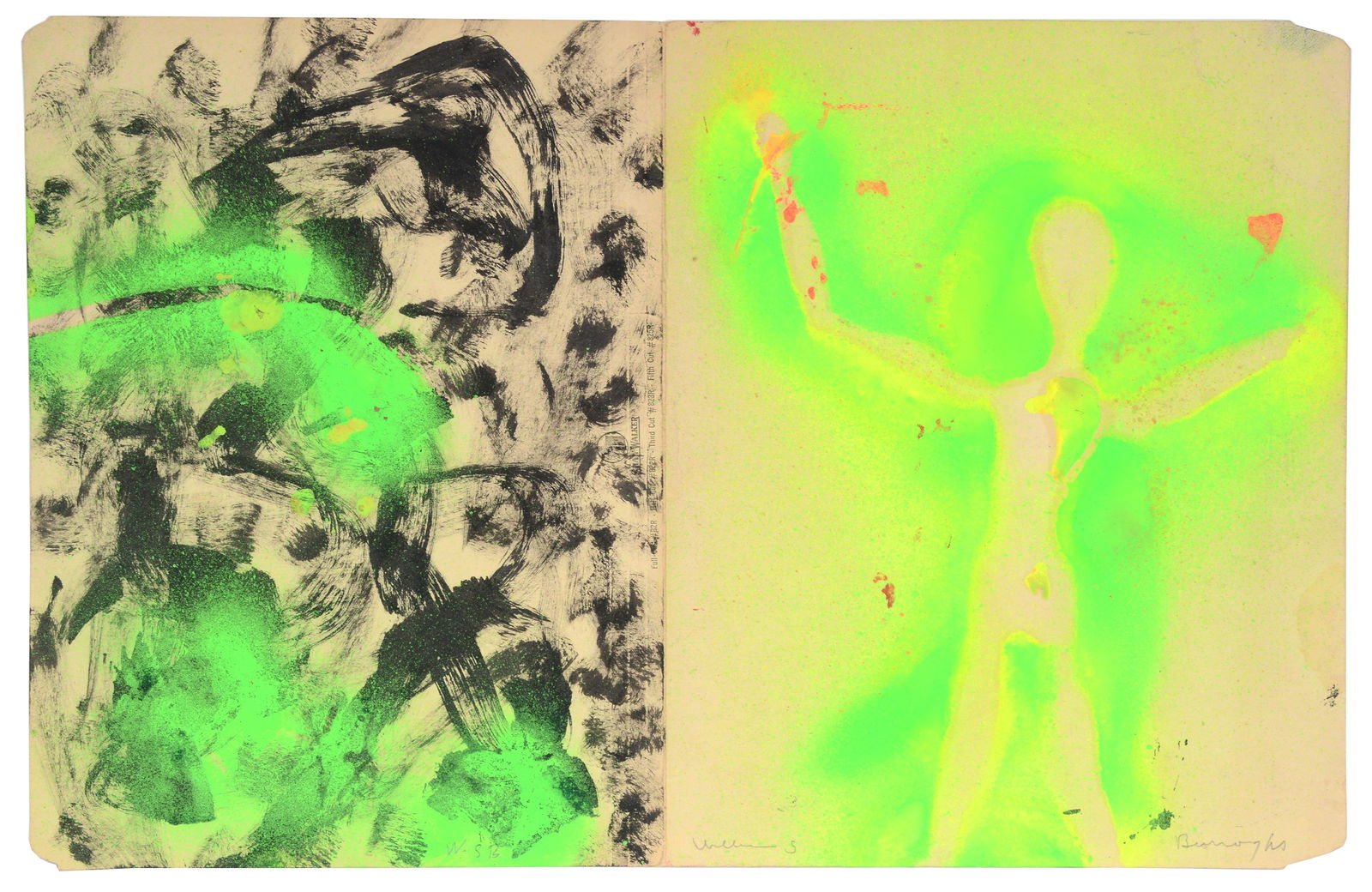 William S. Burroughs. Electric Green Man. (1 of 4)
