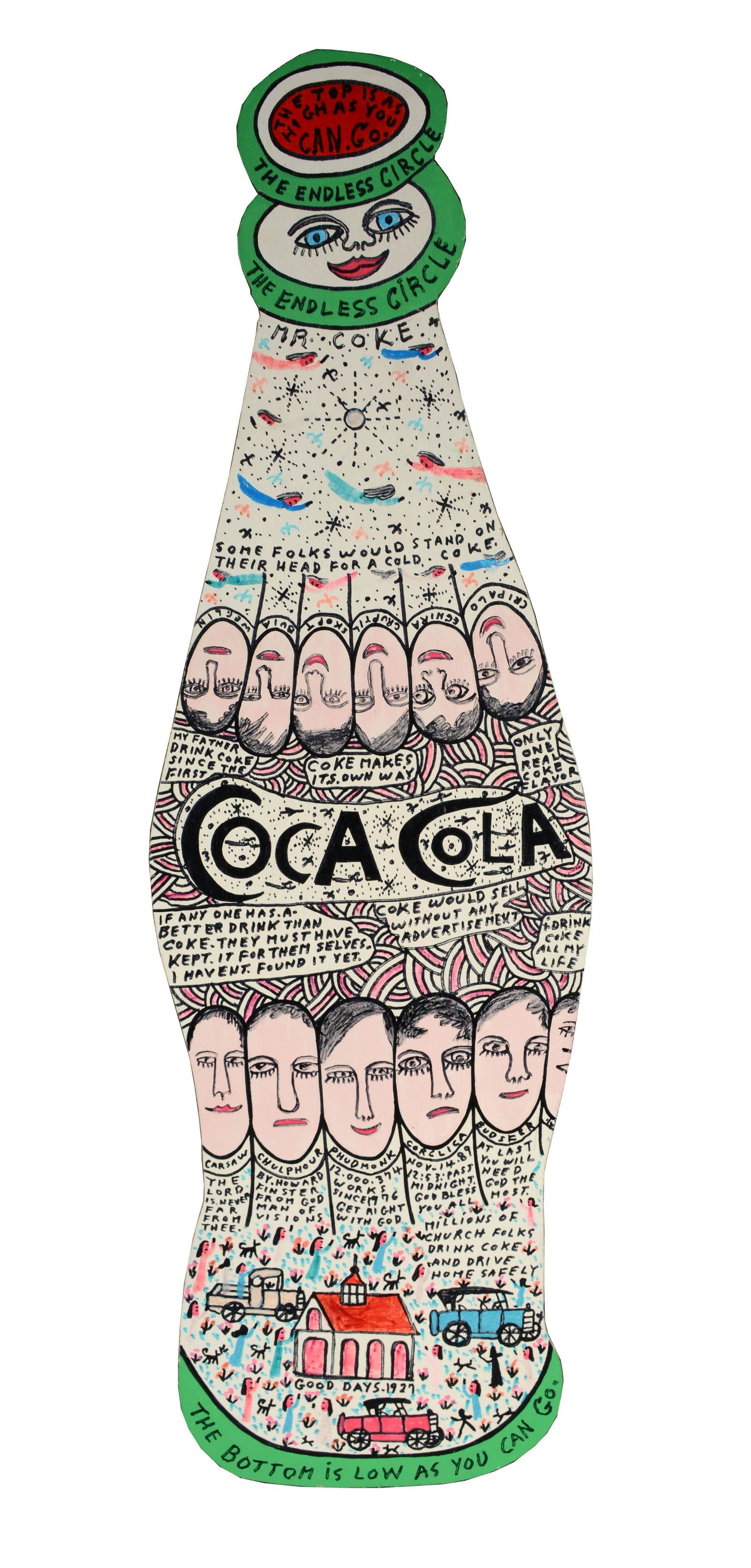 Howard Finster. Mr. Coke. (1 of 4)