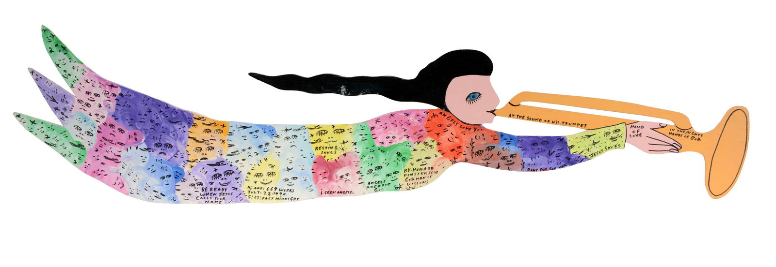 Howard Finster. Trumpeting Angel. (1 of 5)