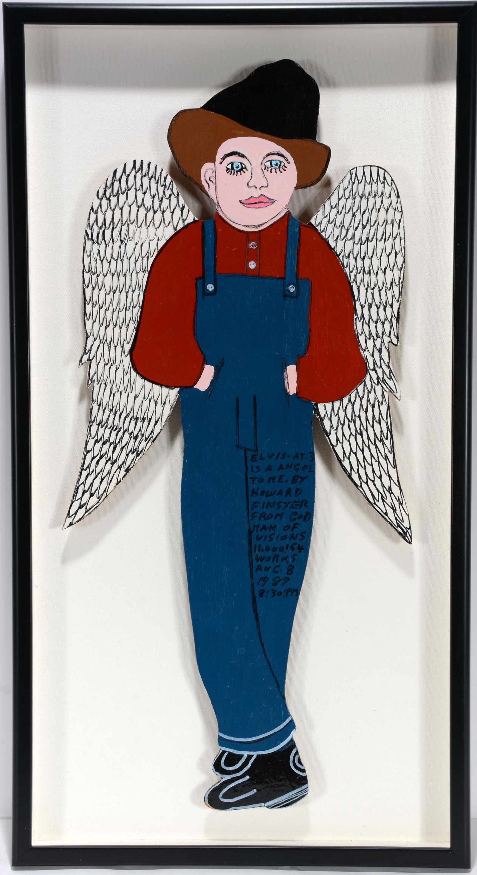 Howard Finster. Howard Finster at 3 Is An Angel. (1 of 2)