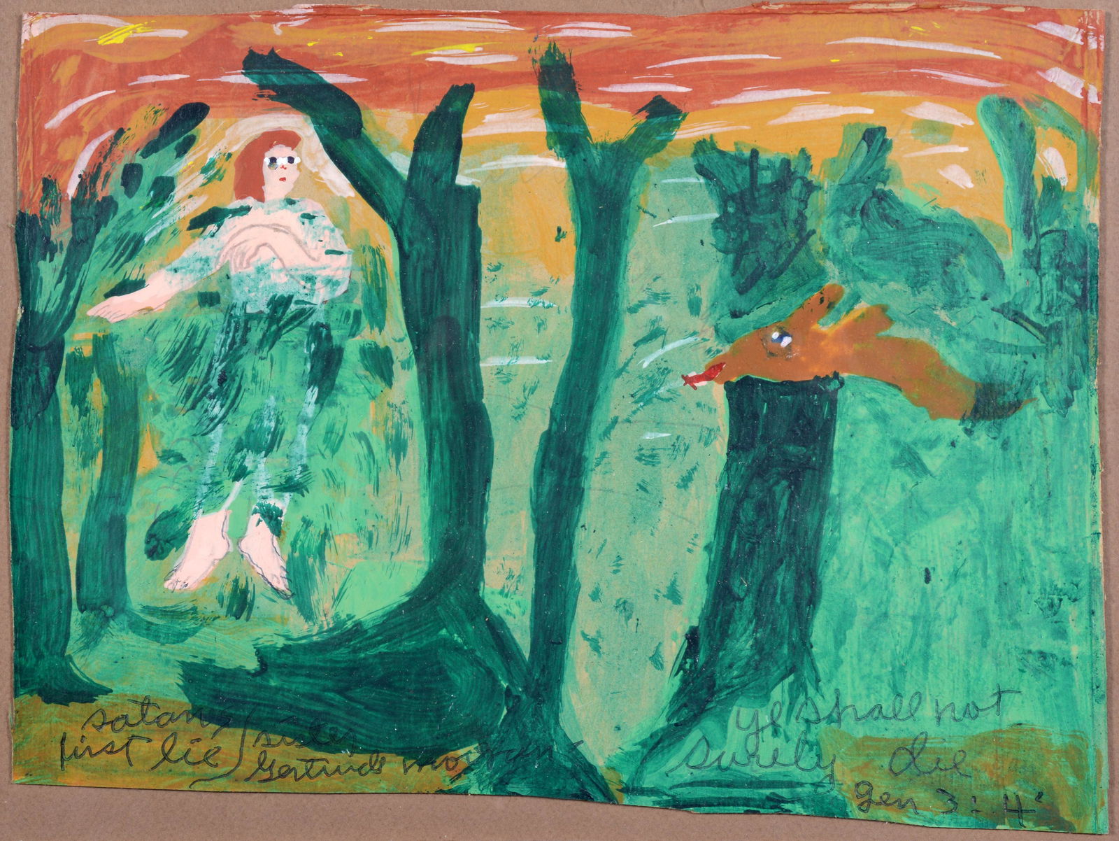 Sister Gertrude Morgan. Satan's First Lie. (1 of 5)