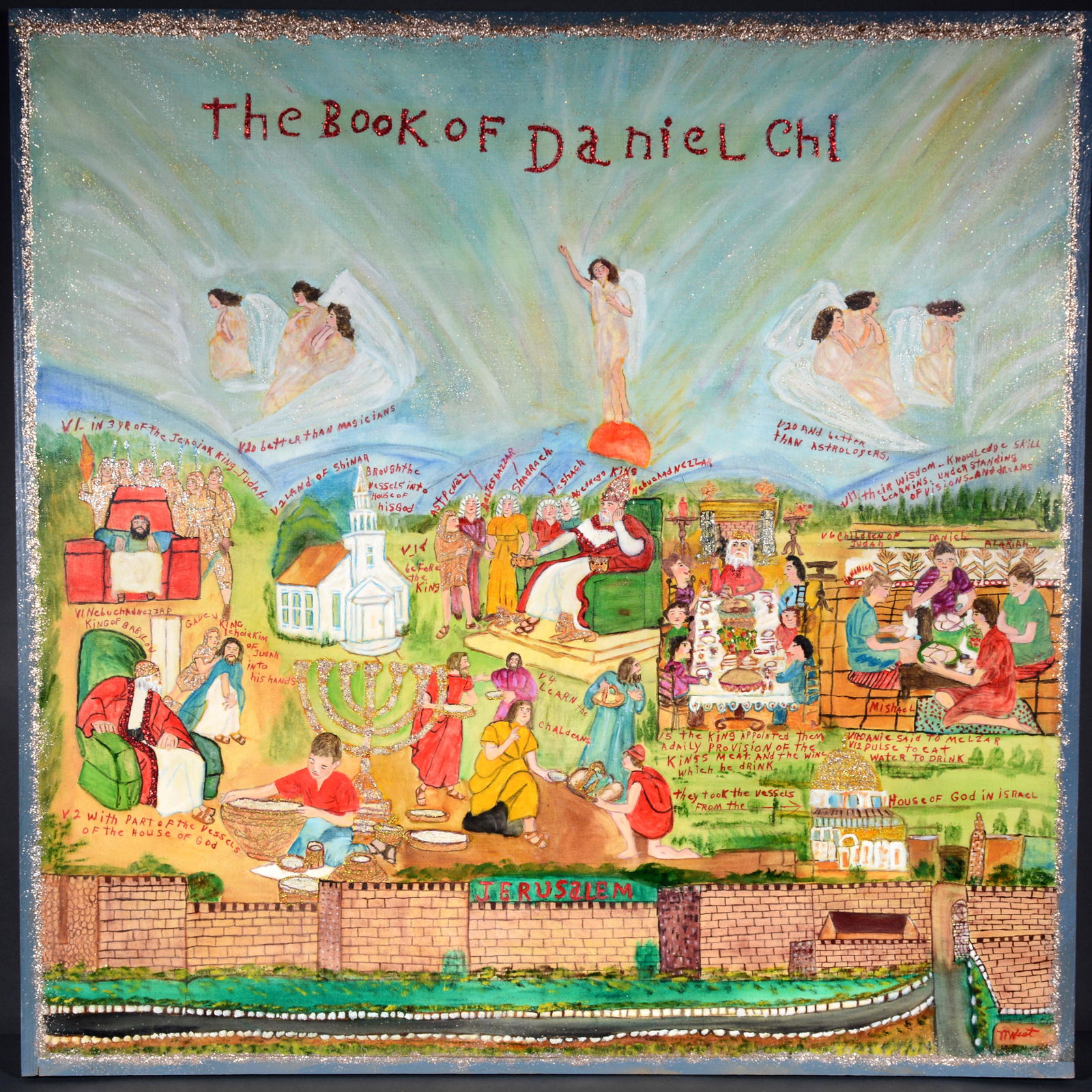 Myrtice West. The Book of Daniel, Ch. 1. (1 of 6)