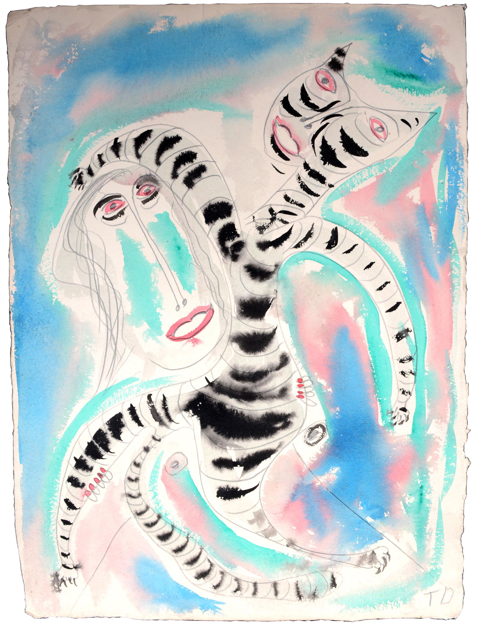 Thornton Dial. The Lady Will Stand By Her Tiger. (1 of 6)