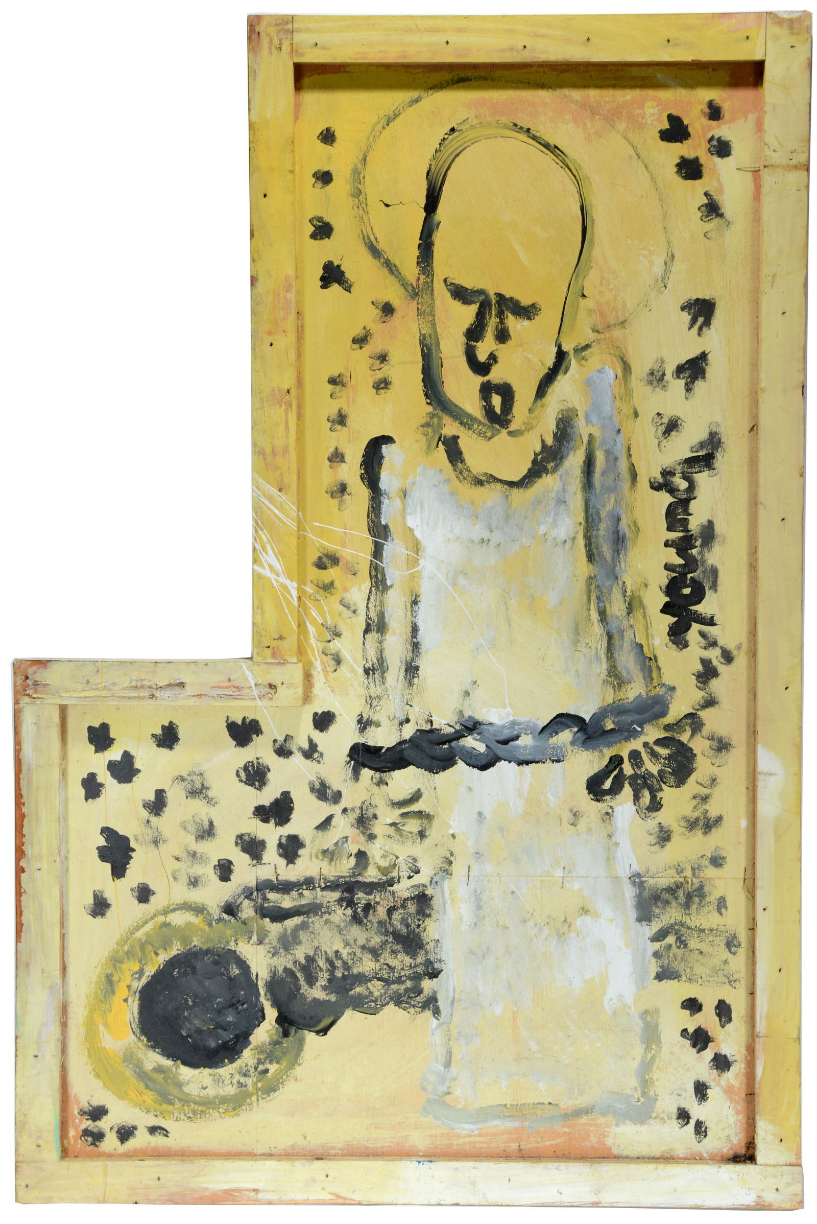 Purvis Young. Saint Breaking Chains of One's Soul. (1 of 4)