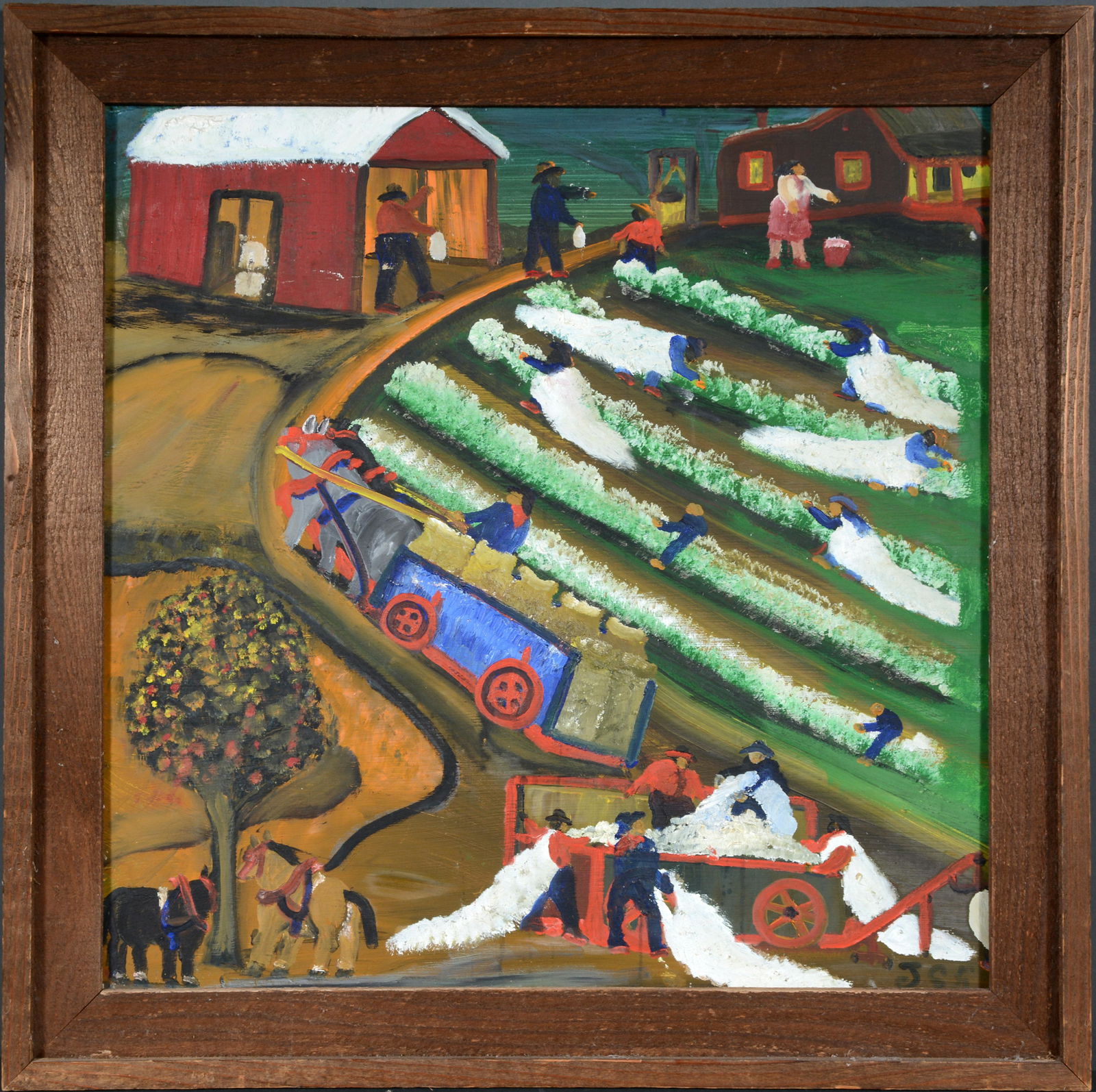 Rev. Johnnie Swearingen. Cotton Harvest In Texas. (1 of 5)