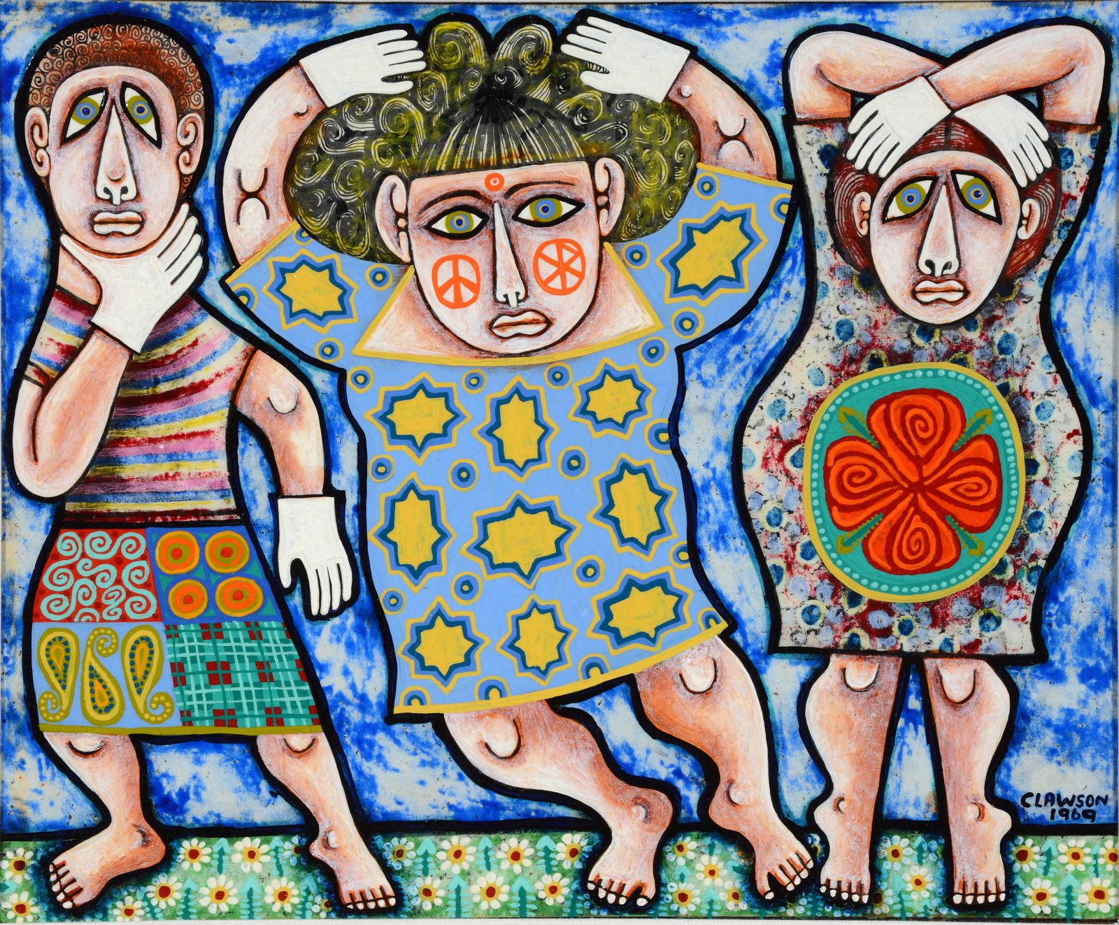 Rex Clawson. Three Women. (1 of 3)