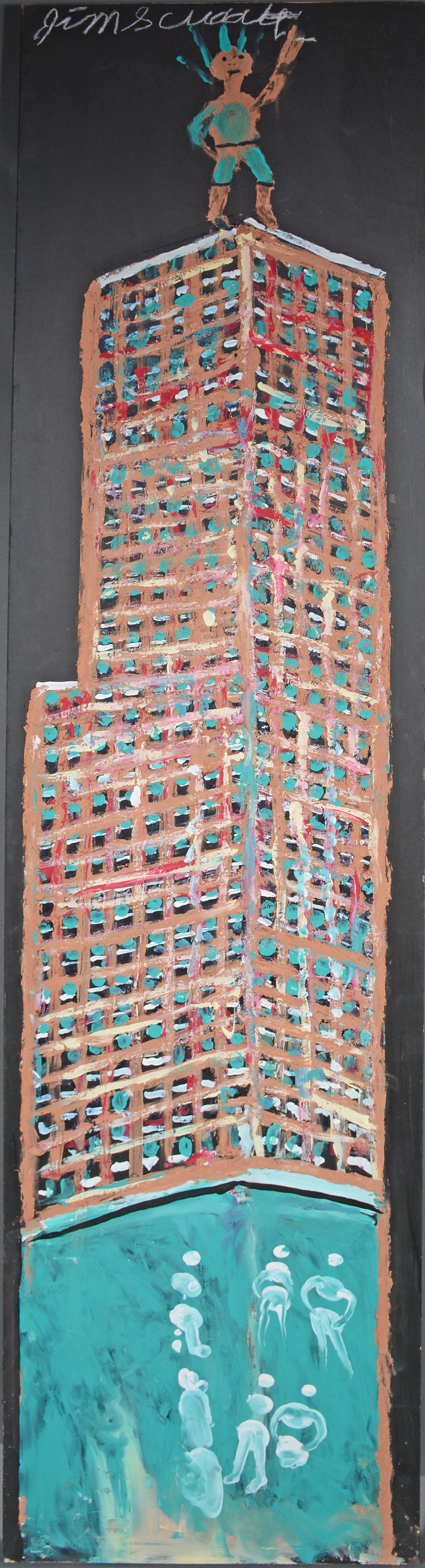 Jimmy Lee Sudduth. NYC Skyscraper With Indian (1 of 2)