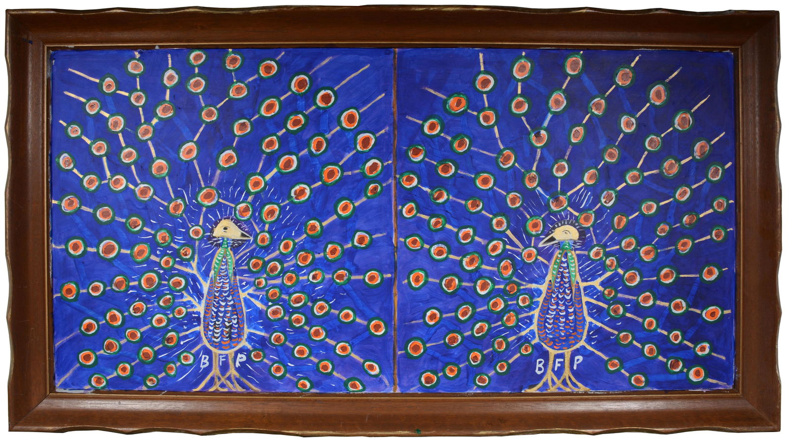 B.F. Perkins. Double Peacock. (1 of 5)