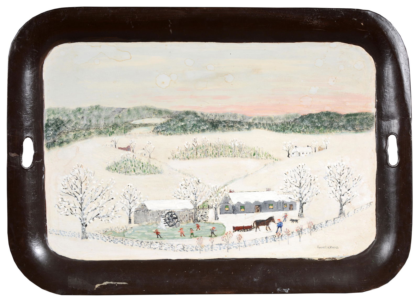 Forrest Moses. Snow Scene. (1 of 7)