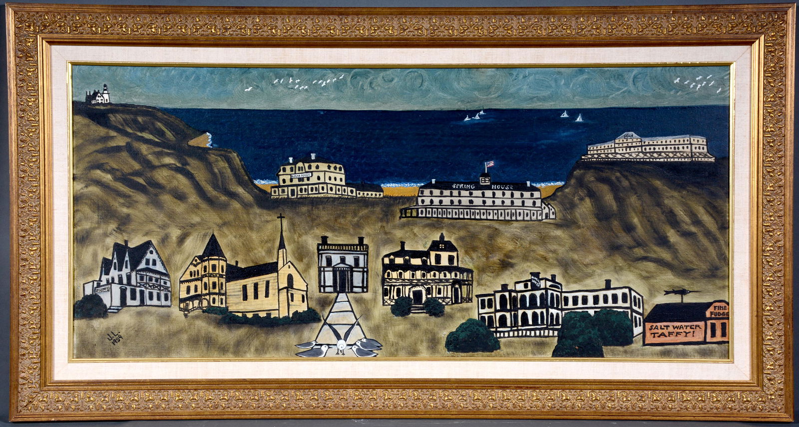 J.L.  Coastal New England Scene. (1 of 8)