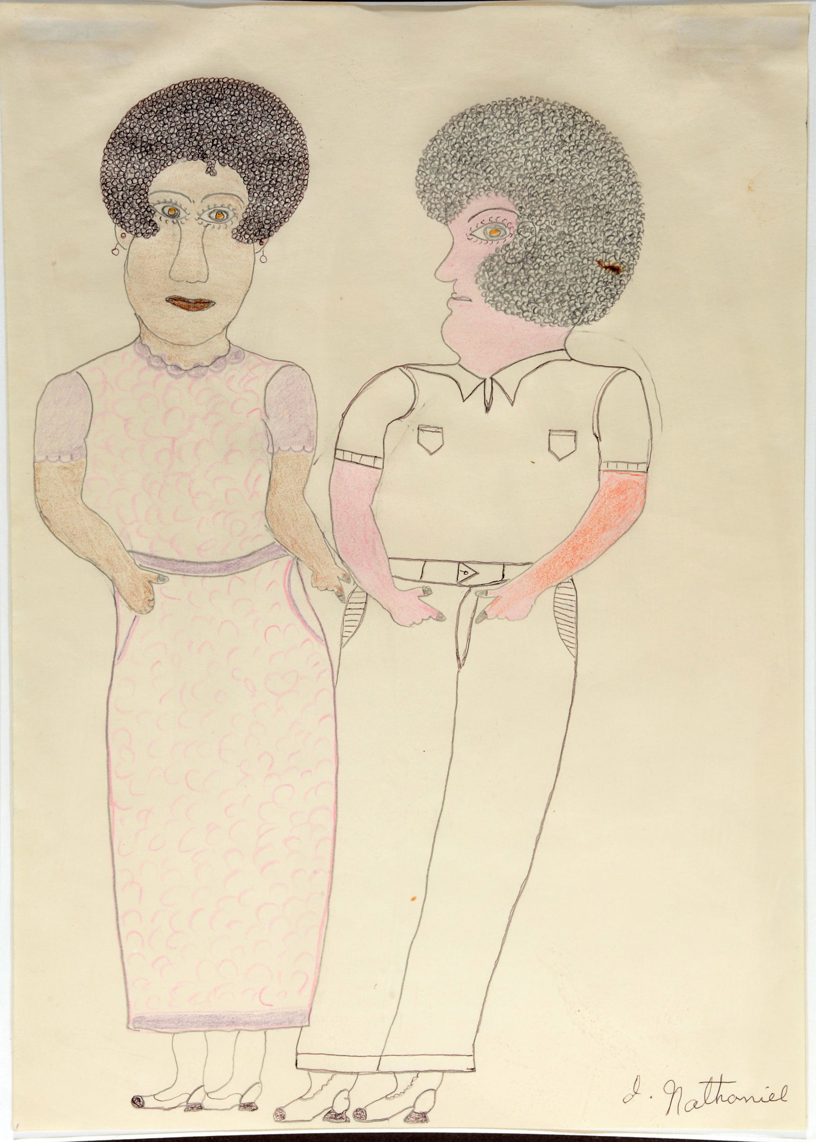 Inez Nathaniel Walker. Couple. (1 of 3)