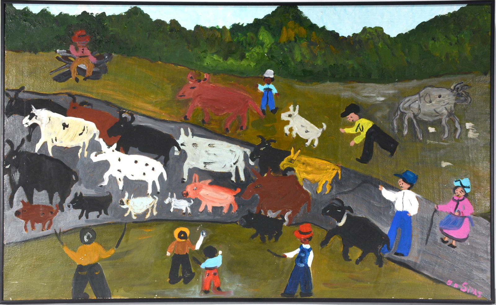 Bernice Sims. Cattle Drive. (1 of 2)
