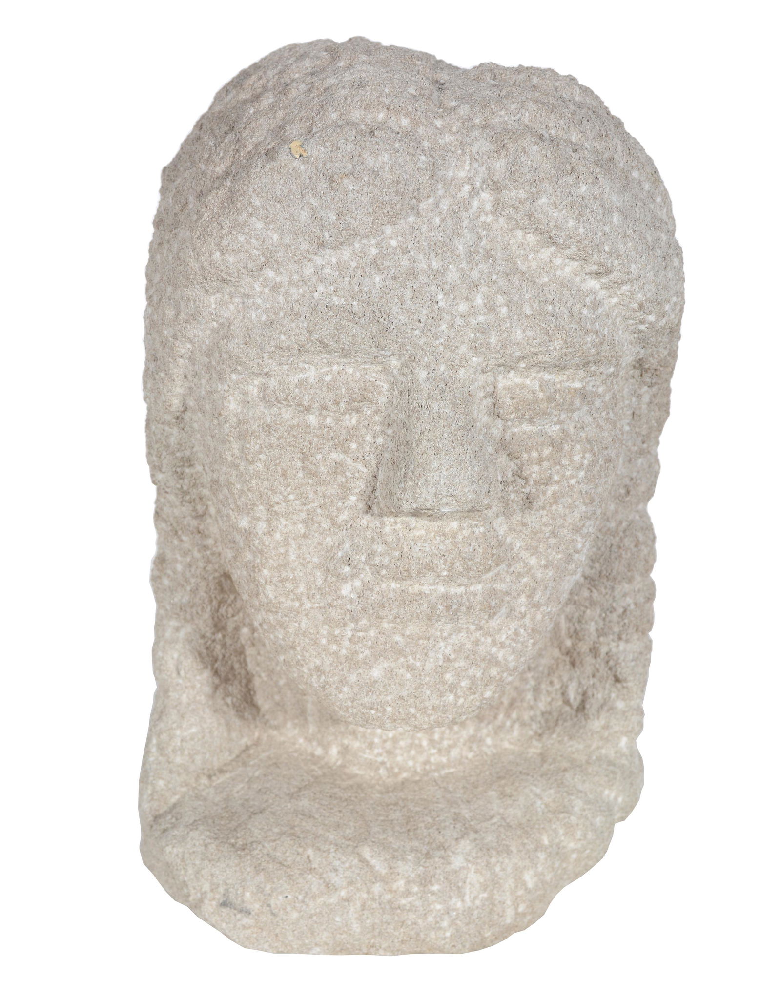 Earnest Popeye Reed. Limestone Bust of Indian Princess. (1 of 5)