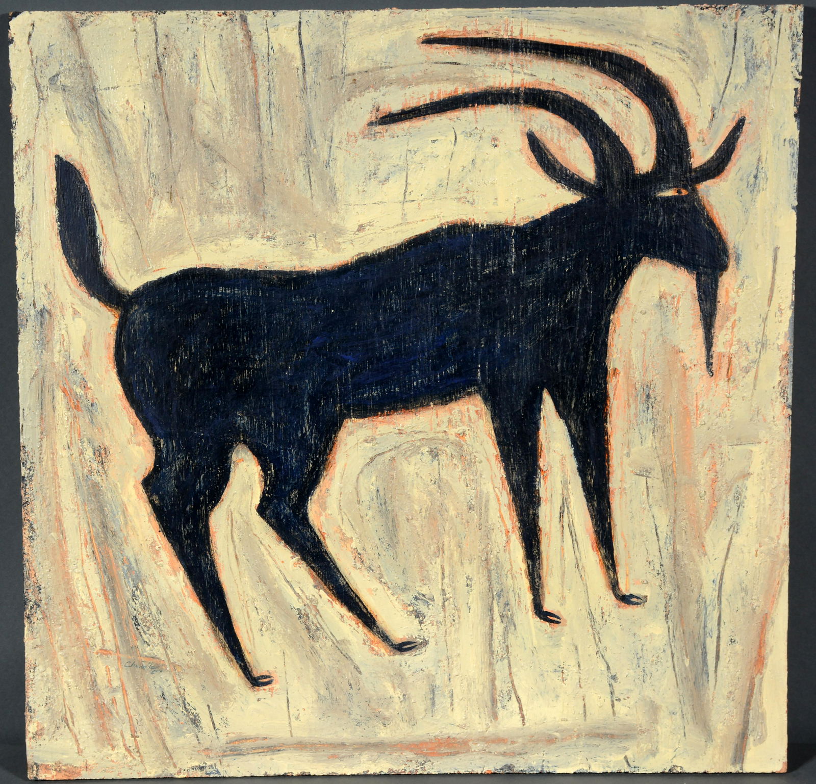 Steven 'Red Mud' Chandler. Blue Billy Goat. (1 of 2)