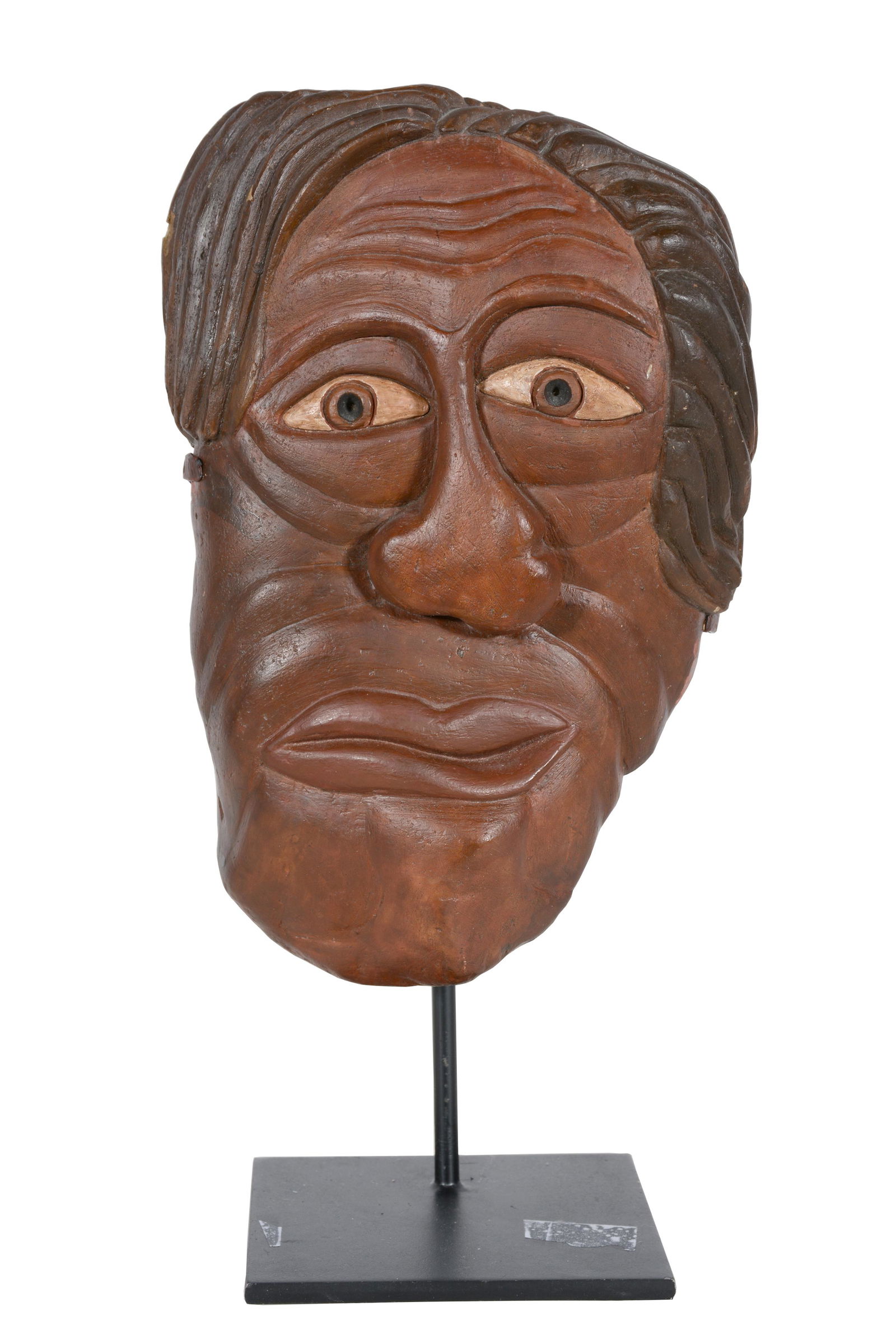 David George Marshall. Large Brown Face. (1 of 4)
