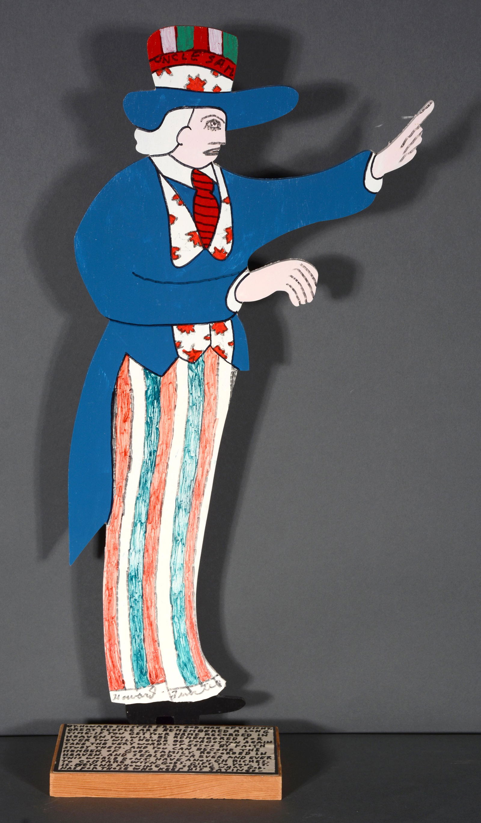 Howard Finster. Uncle Sam. (1 of 2)
