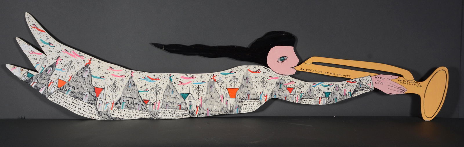 Howard Finster. Trumpeting Angel. (1 of 6)