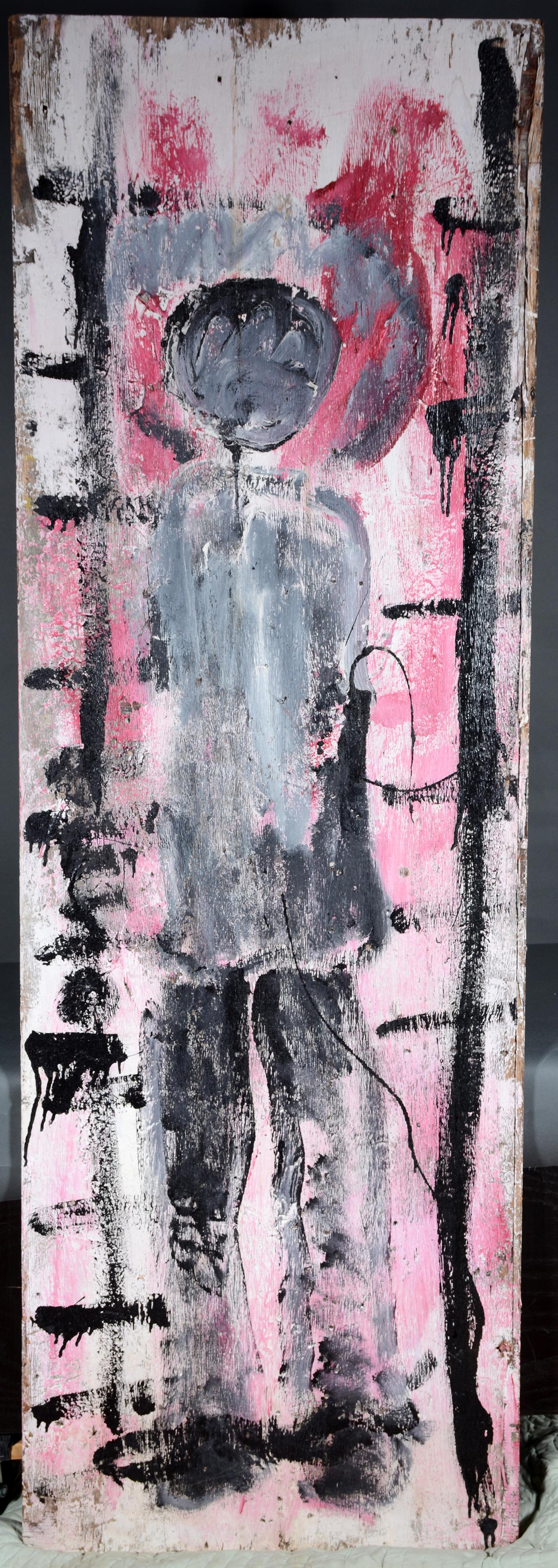 Purvis Young. Standing Man In Jail. (1 of 2)