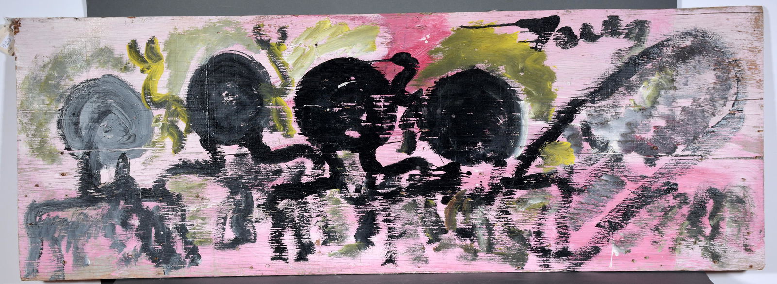 Purvis Young. Four Figures With Backs To Us. (1 of 3)