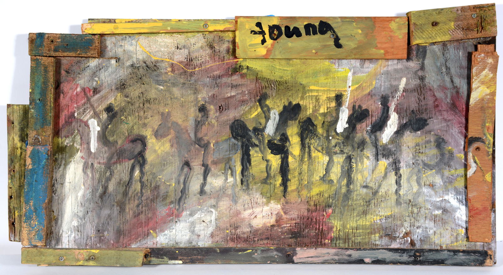 Purvis Young. Warriors On Horseback. (1 of 2)