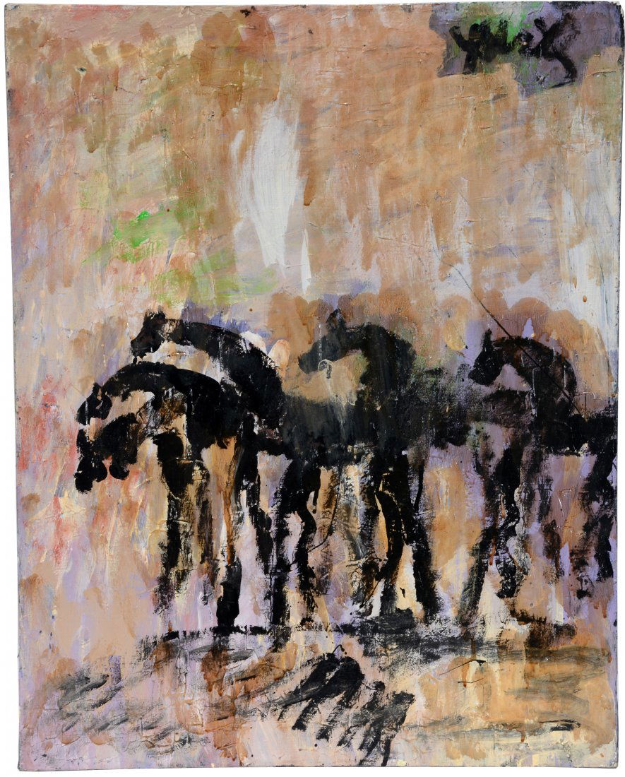 Purvis Young. Horses. (1 of 5)