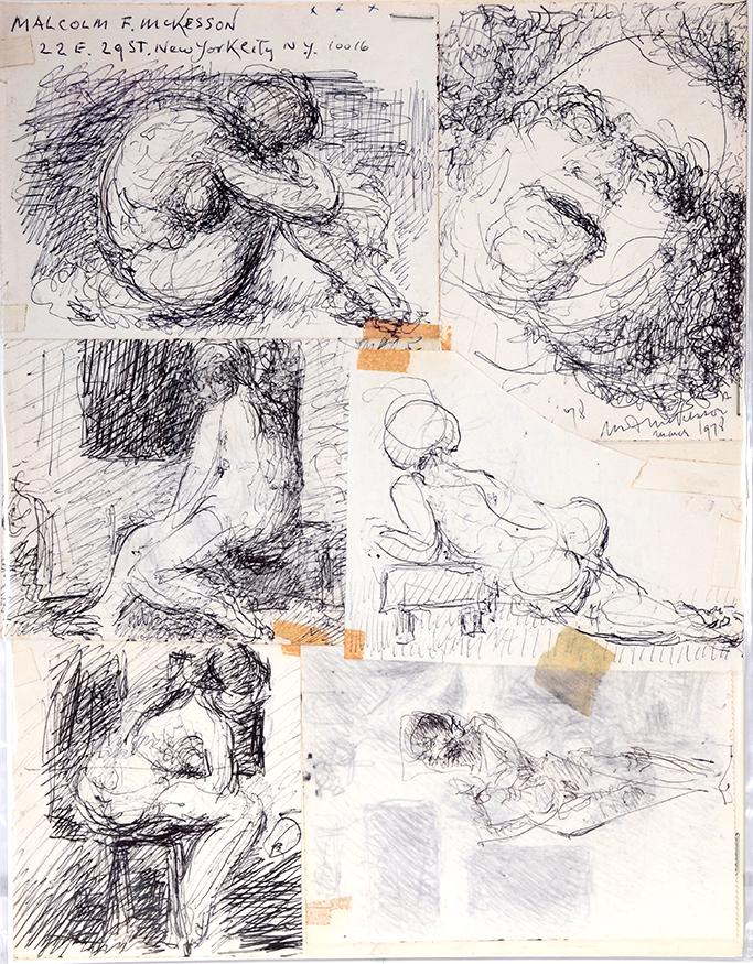 Malcolm McKesson. Six Small Sketches. (1 of 2)