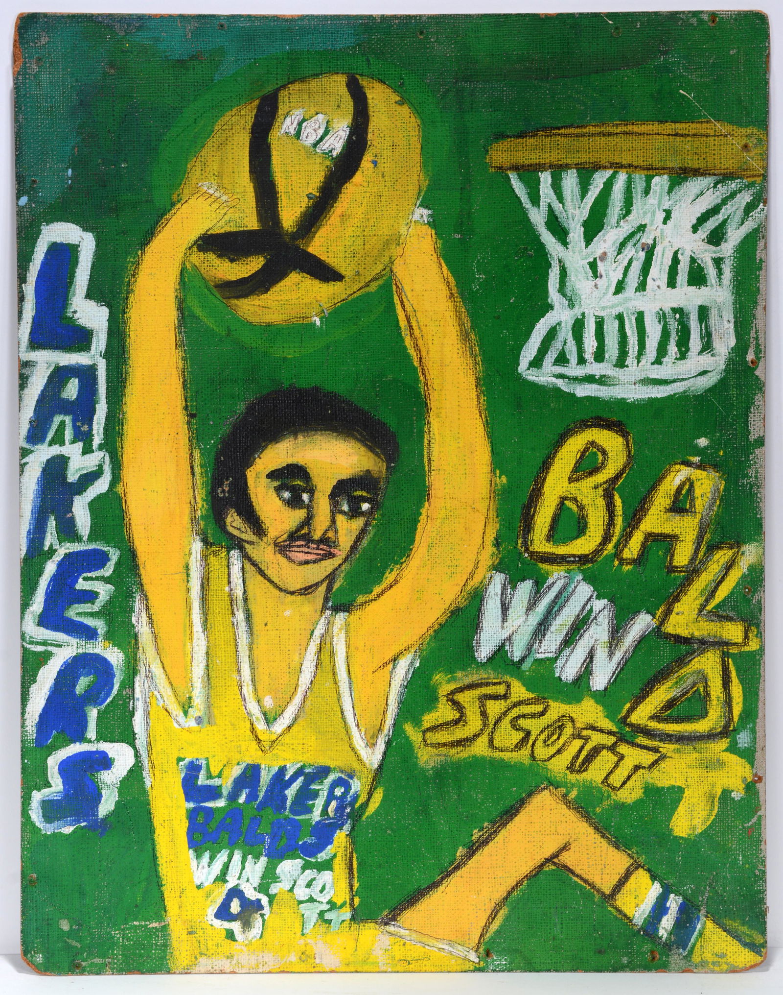 Artist Chuckie. Scott Baldwin & Football Player. (1 of 2)