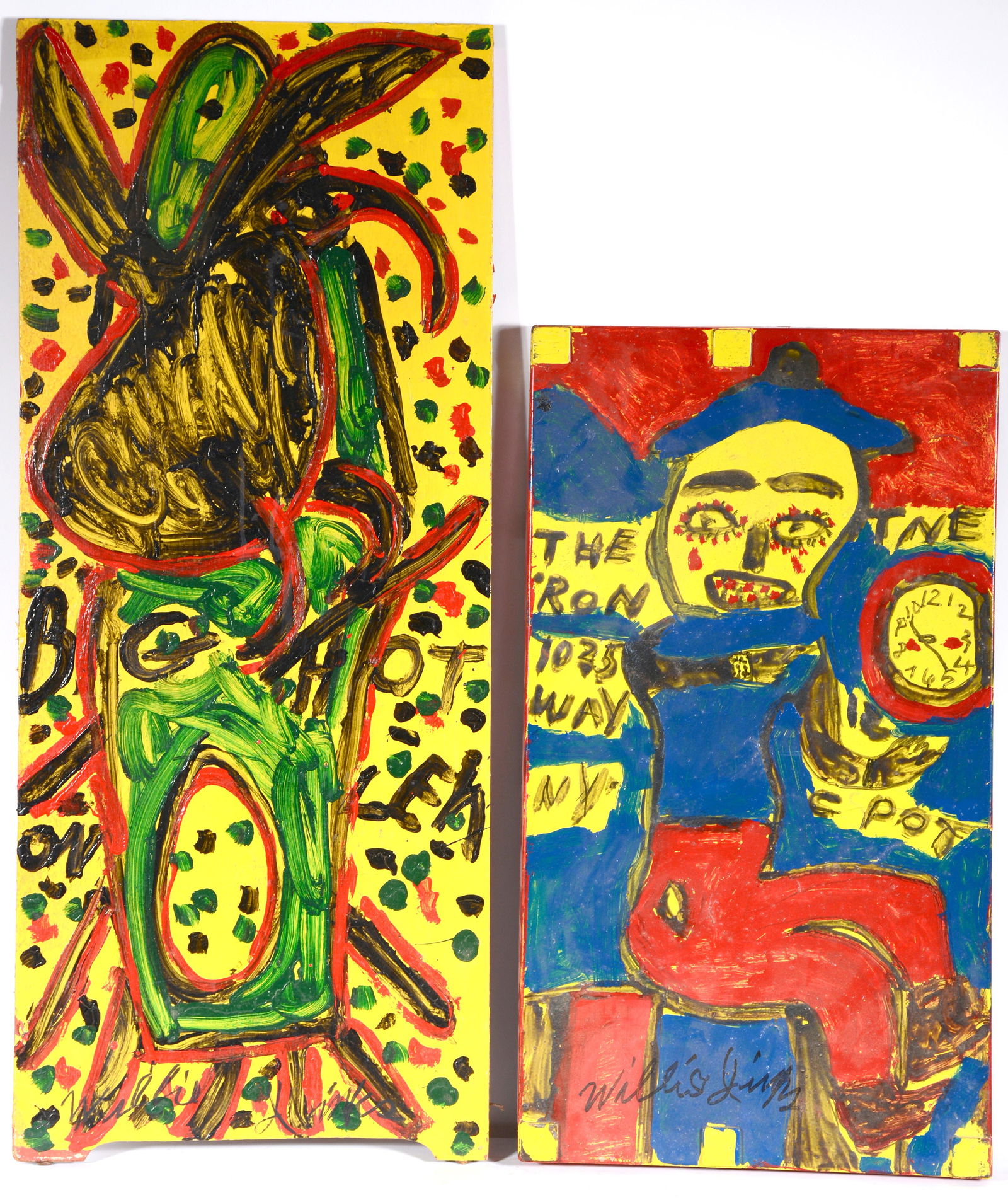 Willie Jinks. Pair Of Paintings. (1 of 1)