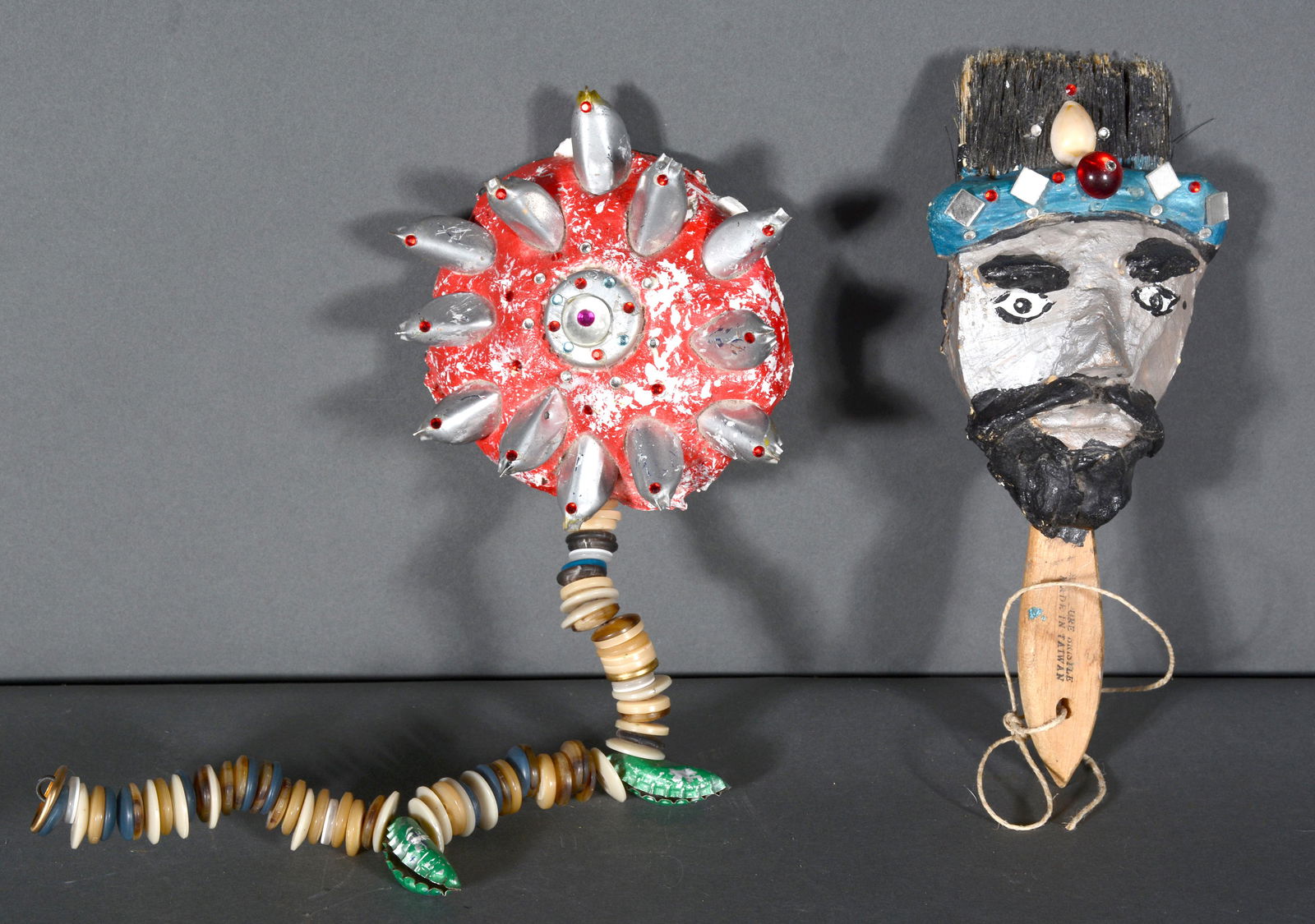 Mr. Imagination. Paint Brush Head & Flower. (1 of 2)