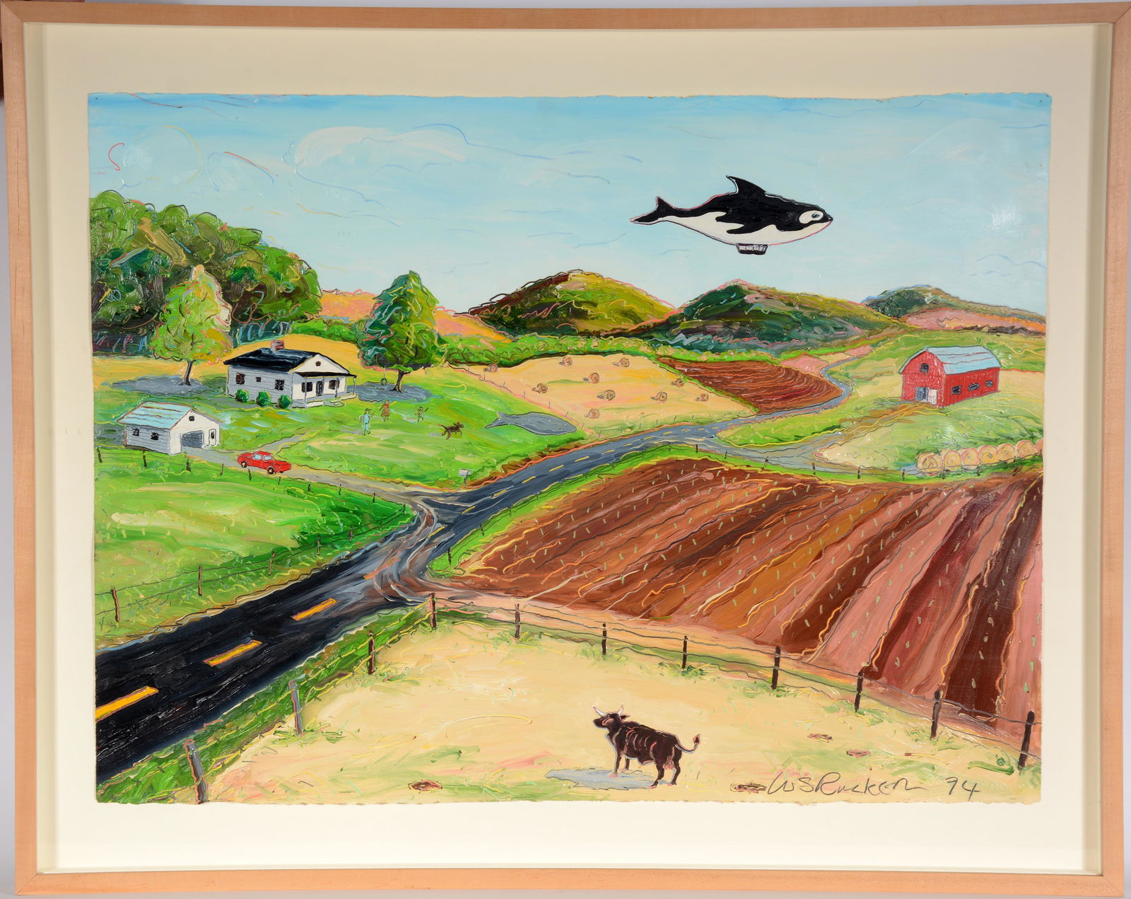 W. Steve Rucker. Campbells & Their Dog. (1 of 4)