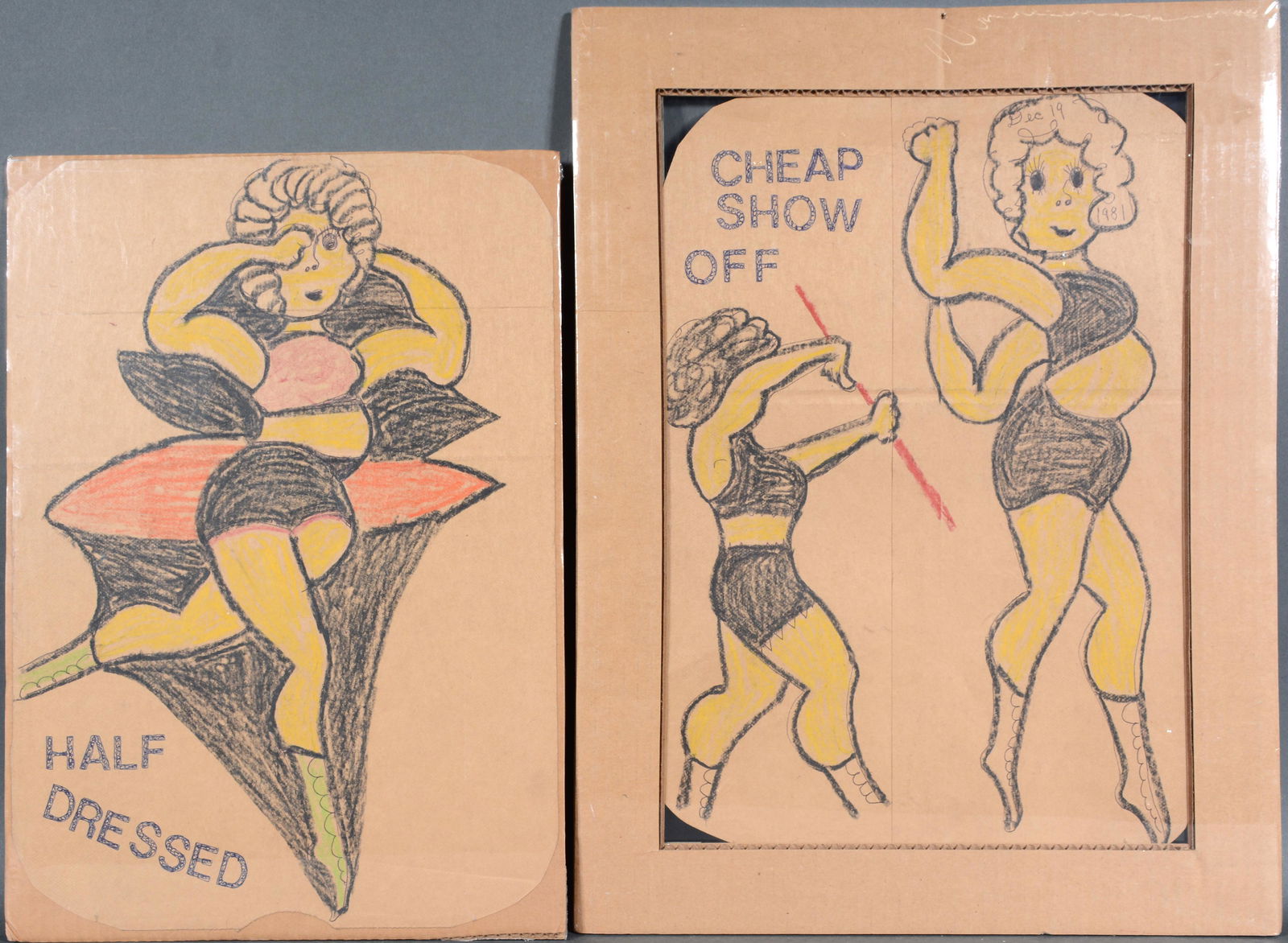 Lewis Smith. Dbl Sided Dancing Women. (1 of 2)