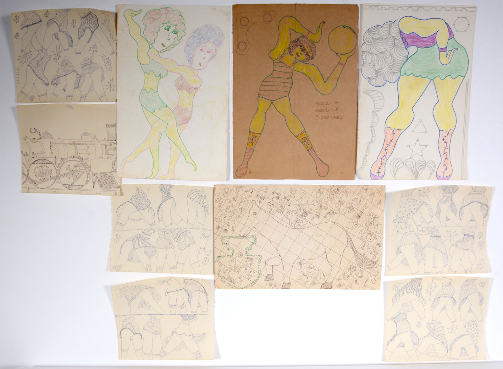 Lewis Smith. Ten Drawings. (1 of 5)