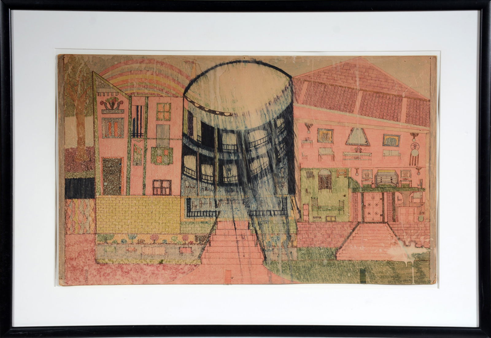 Robert Lindsey Walker. Architectural Drawing. (1 of 5)