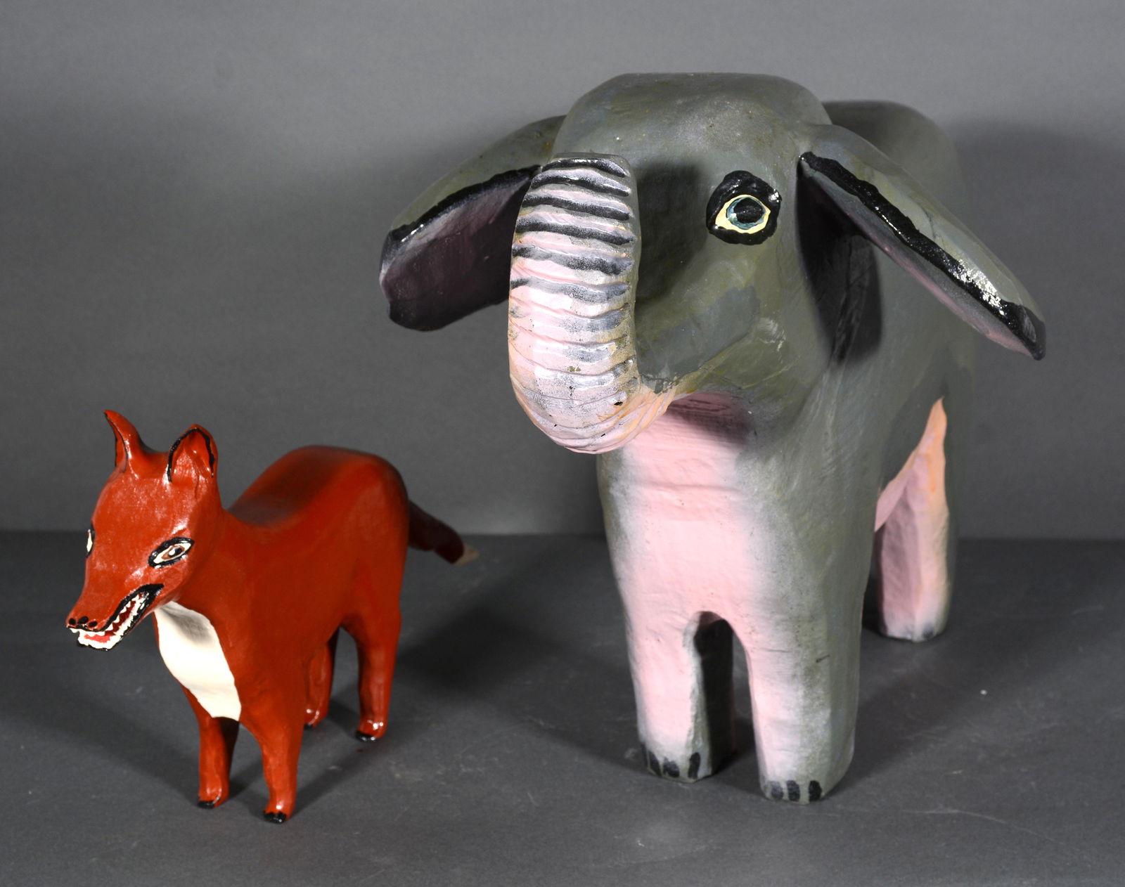 Junior Lewis. Elephant and Fox. (1 of 3)