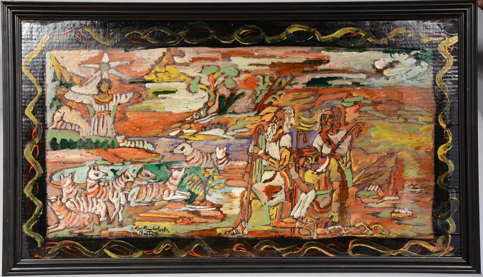 Rudy Bostic. Shepherd With His Flock. (1 of 3)