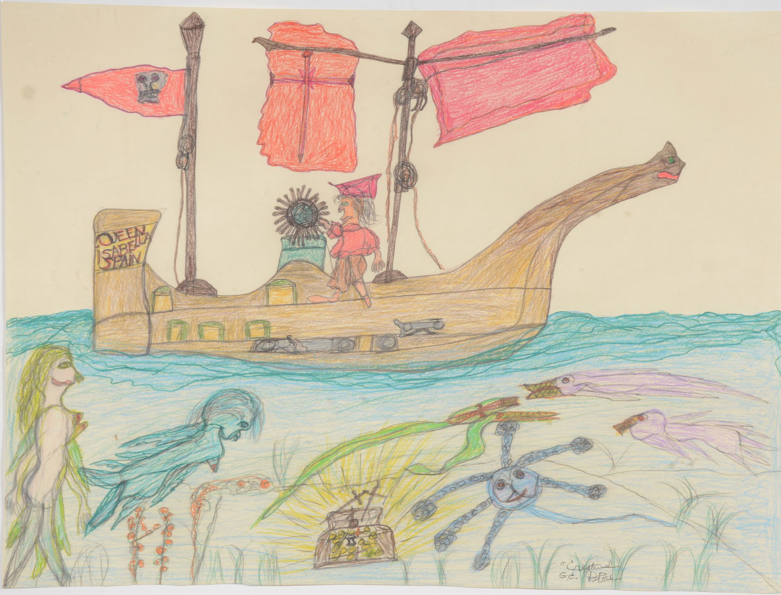 Creative G.C. DePrie. Christopher Columbus. (1 of 3)