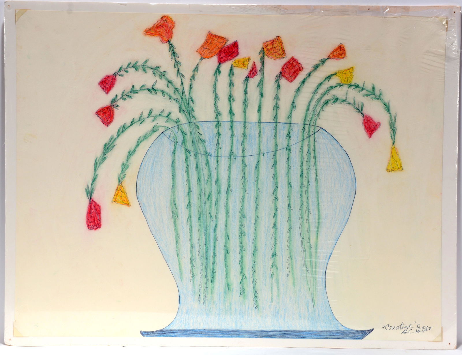 Creative G.C. DePrie. Flowers In Vase. (1 of 2)