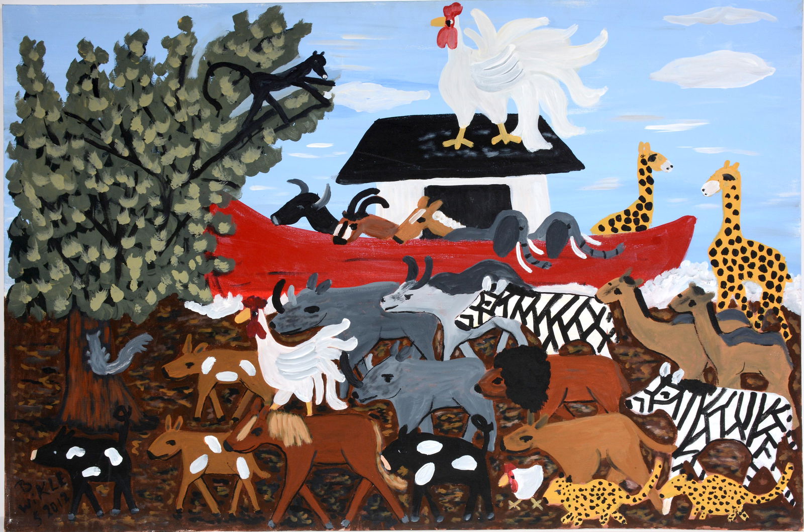 Barbara Wikle. Noah's Ark. (1 of 2)