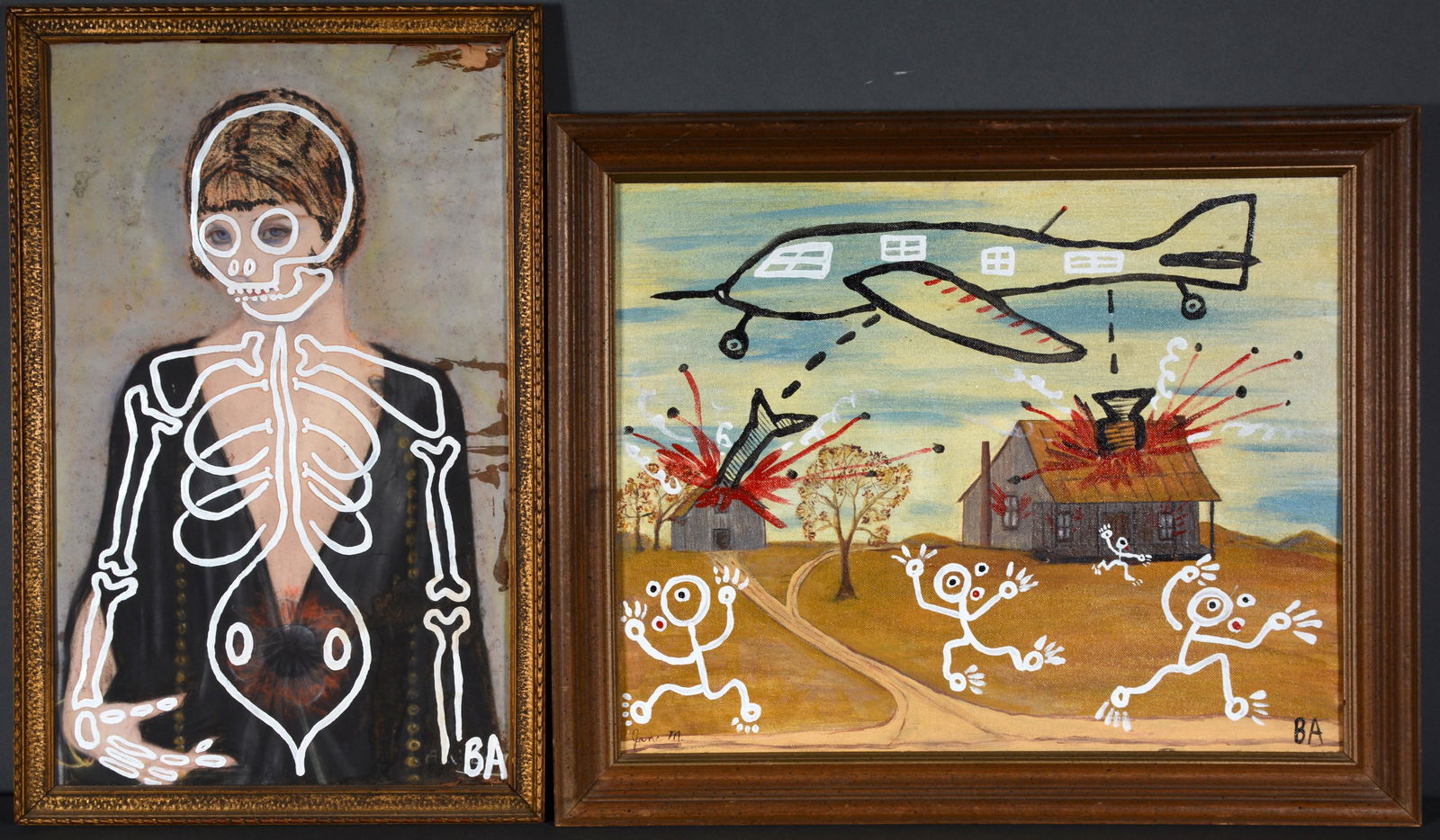 Butch Anthony. Pair of Paintings. (1 of 1)