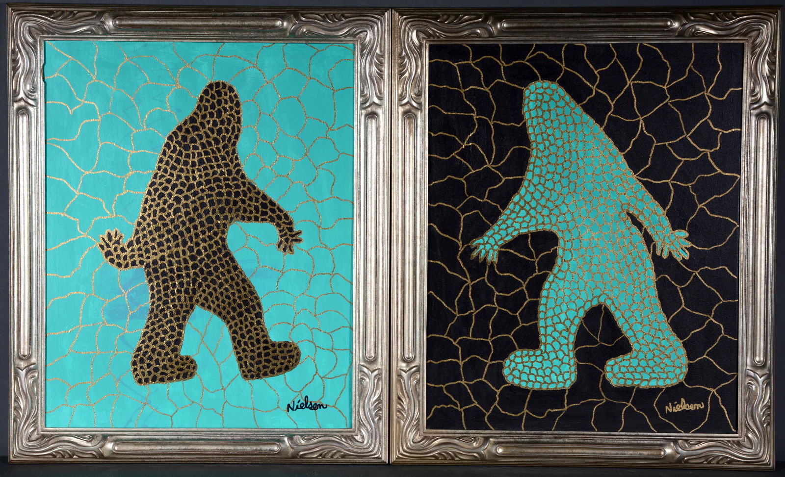David Nielsen. Big Foot Diptych. (1 of 2)