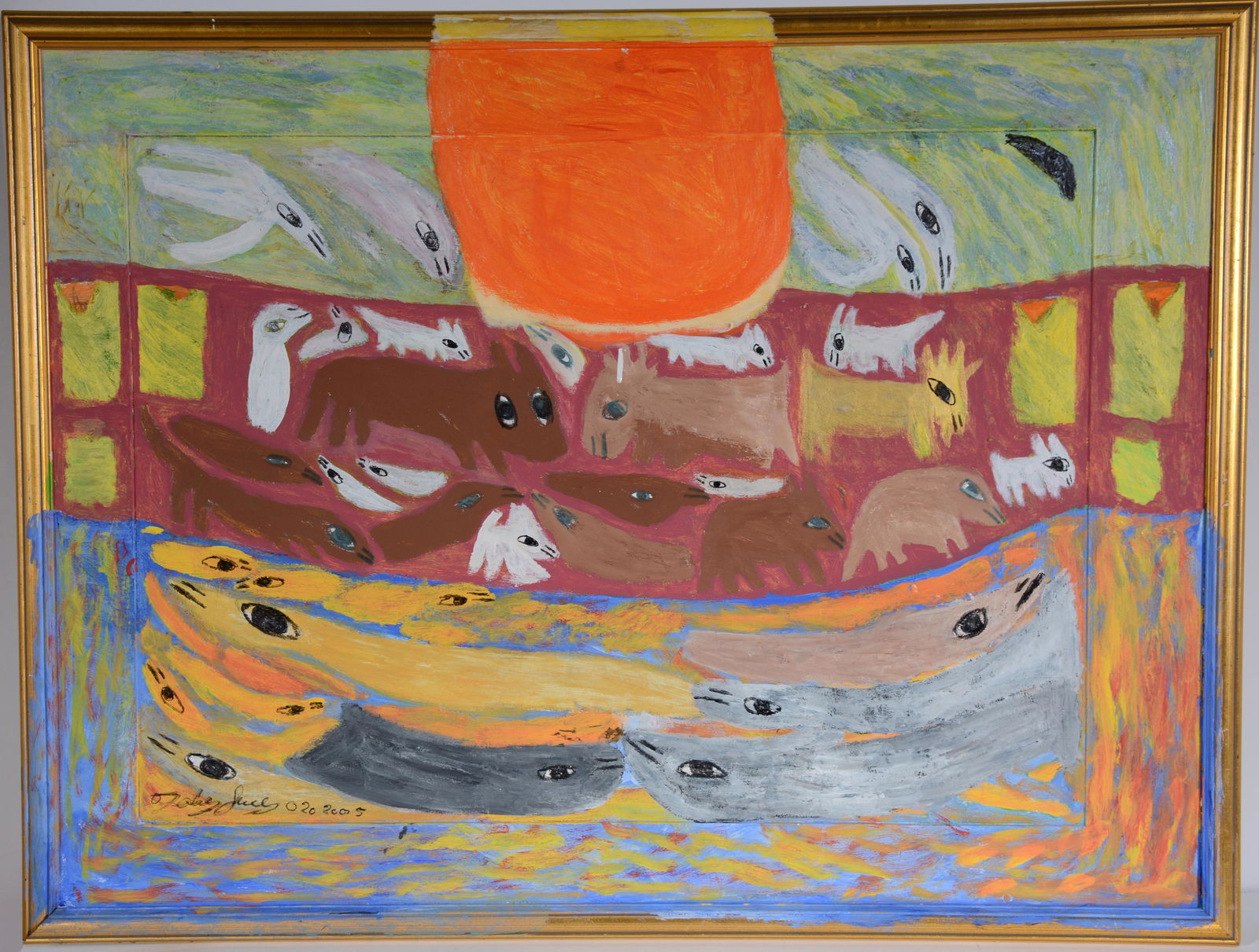 Toby Ivey. Sun Setting On The Sea. (1 of 2)