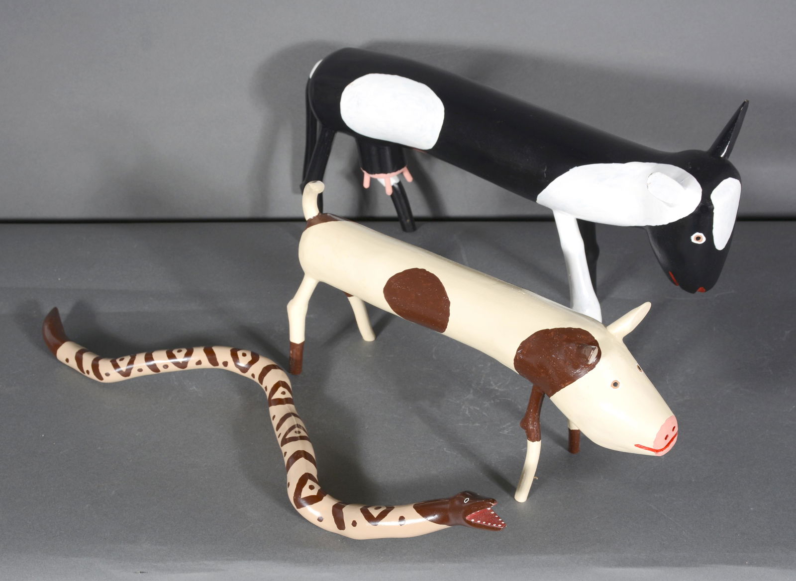 Calvin Cooper. Cow, Pig & Snake. (1 of 2)
